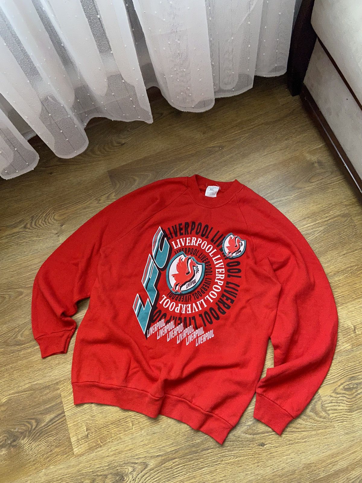Vintage Liverpool big logo y2k vintage sweatshirt Size US L / EU 52-54 / 3 - 1 Thumbnail
