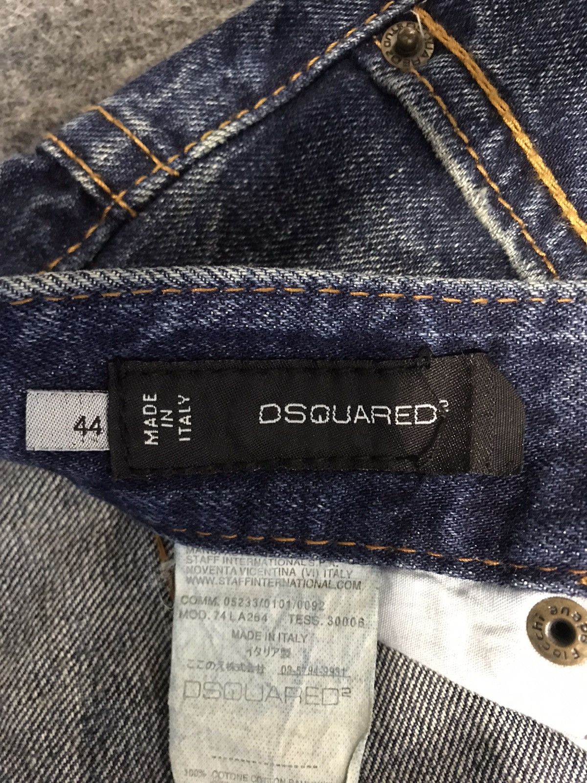 Dsquared2 Dsquared2 Made In Italy Indigo Denim Jeans Buttonfly Size 32 Size US 32 / EU 48 - 9 Thumbnail
