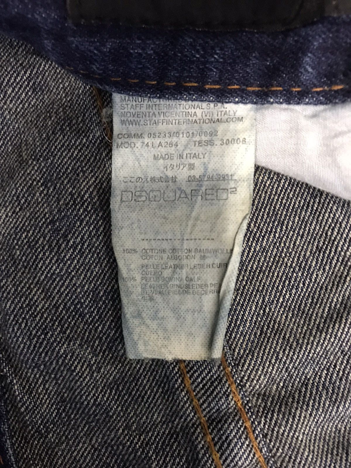 Dsquared2 Dsquared2 Made In Italy Indigo Denim Jeans Buttonfly Size 32 Size US 32 / EU 48 - 10 Thumbnail
