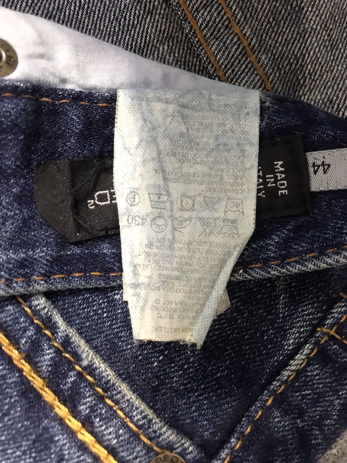Dsquared2 Dsquared2 Made In Italy Indigo Denim Jeans Buttonfly Size 32 Size US 32 / EU 48 - 11 Thumbnail
