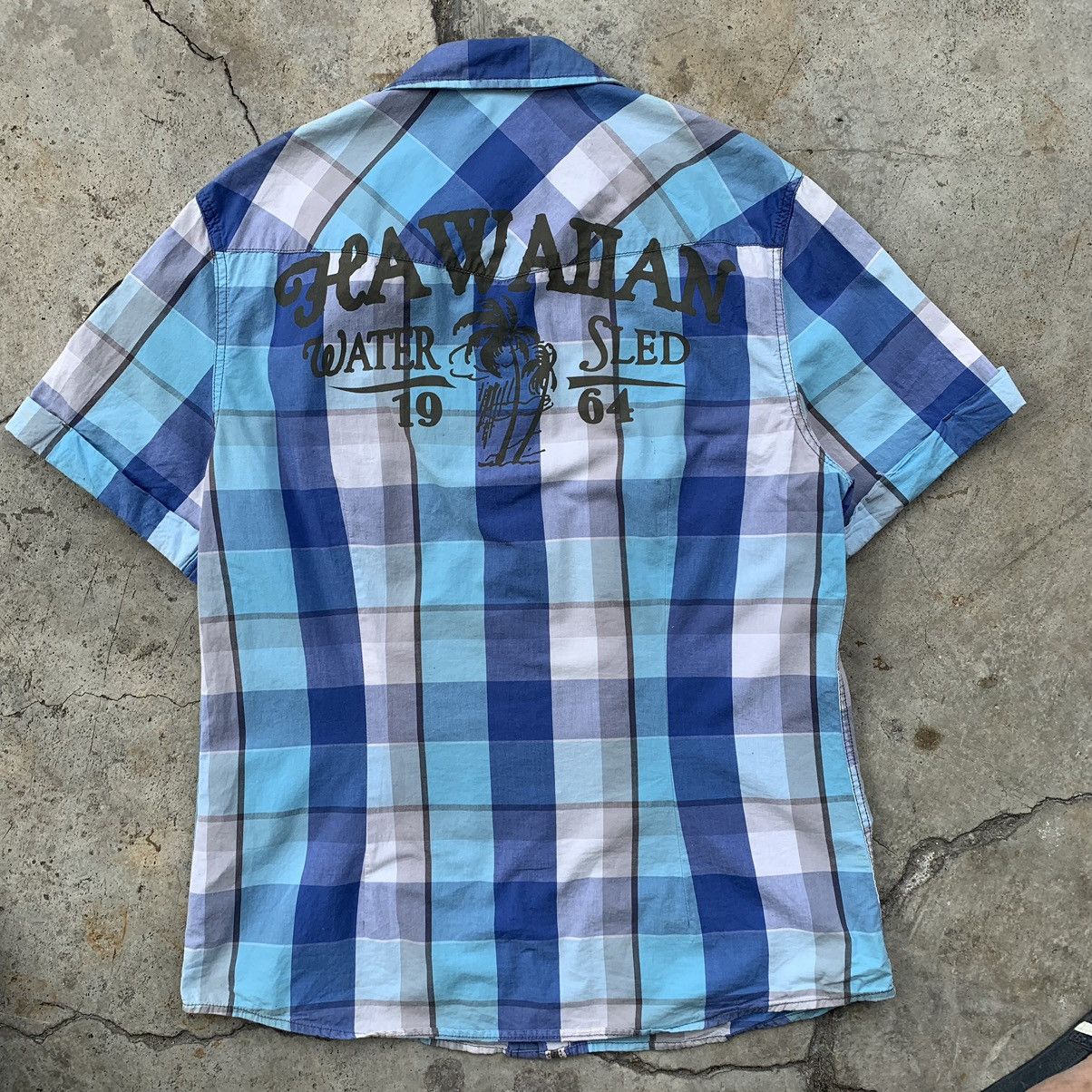 Esprit edc by Esprit Hawaiian water sled 1964 style button up shirt Size US L / EU 52-54 / 3 - 15 Thumbnail