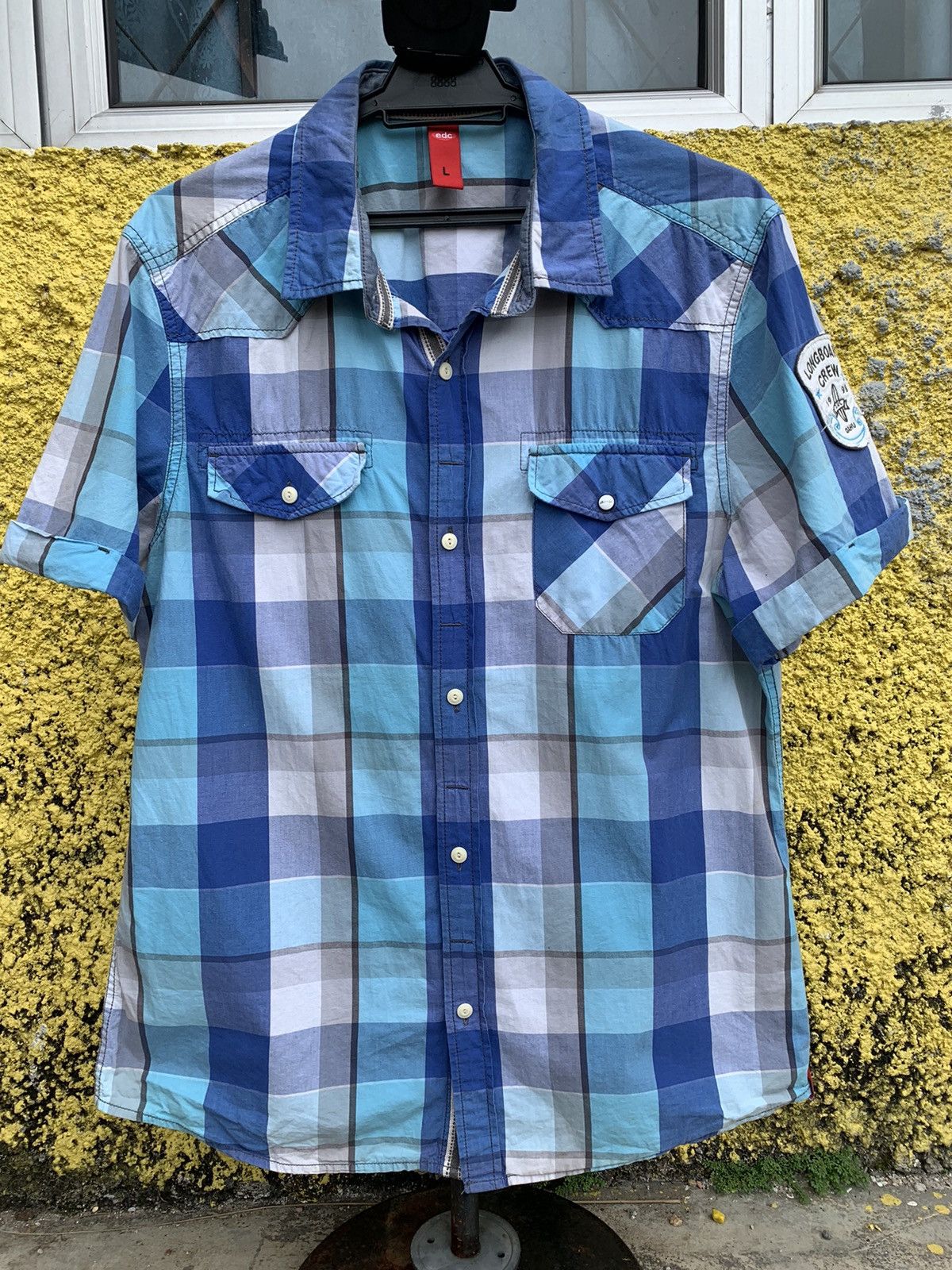 Esprit edc by Esprit Hawaiian water sled 1964 style button up shirt Size US L / EU 52-54 / 3 - 20 Thumbnail