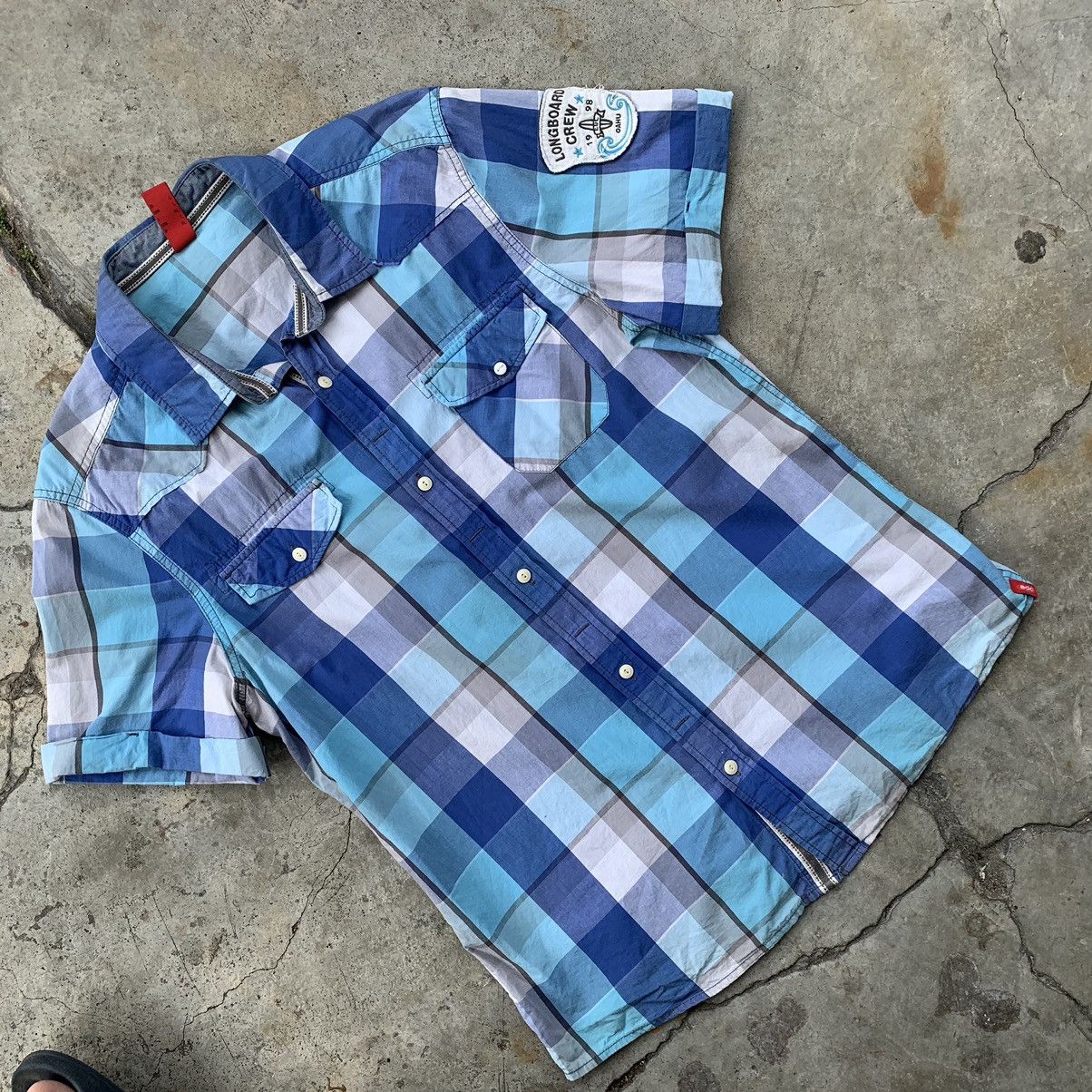 Esprit edc by Esprit Hawaiian water sled 1964 style button up shirt Size US L / EU 52-54 / 3 - 19 Thumbnail