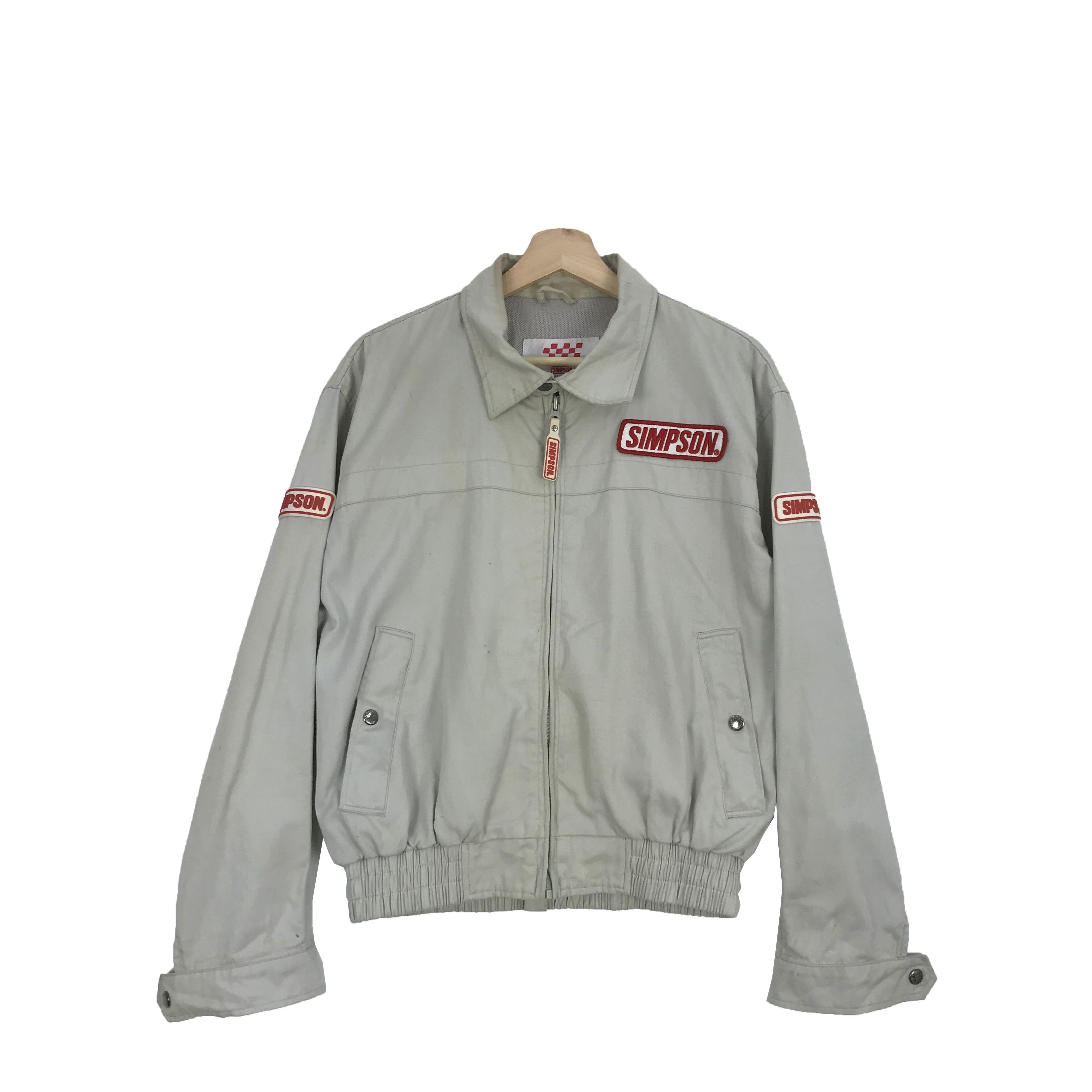 Vintage Vintage Simpson Racing Team Motorsports Zipper Jacket Size US M / EU 48-50 / 2 - 2 Thumbnail