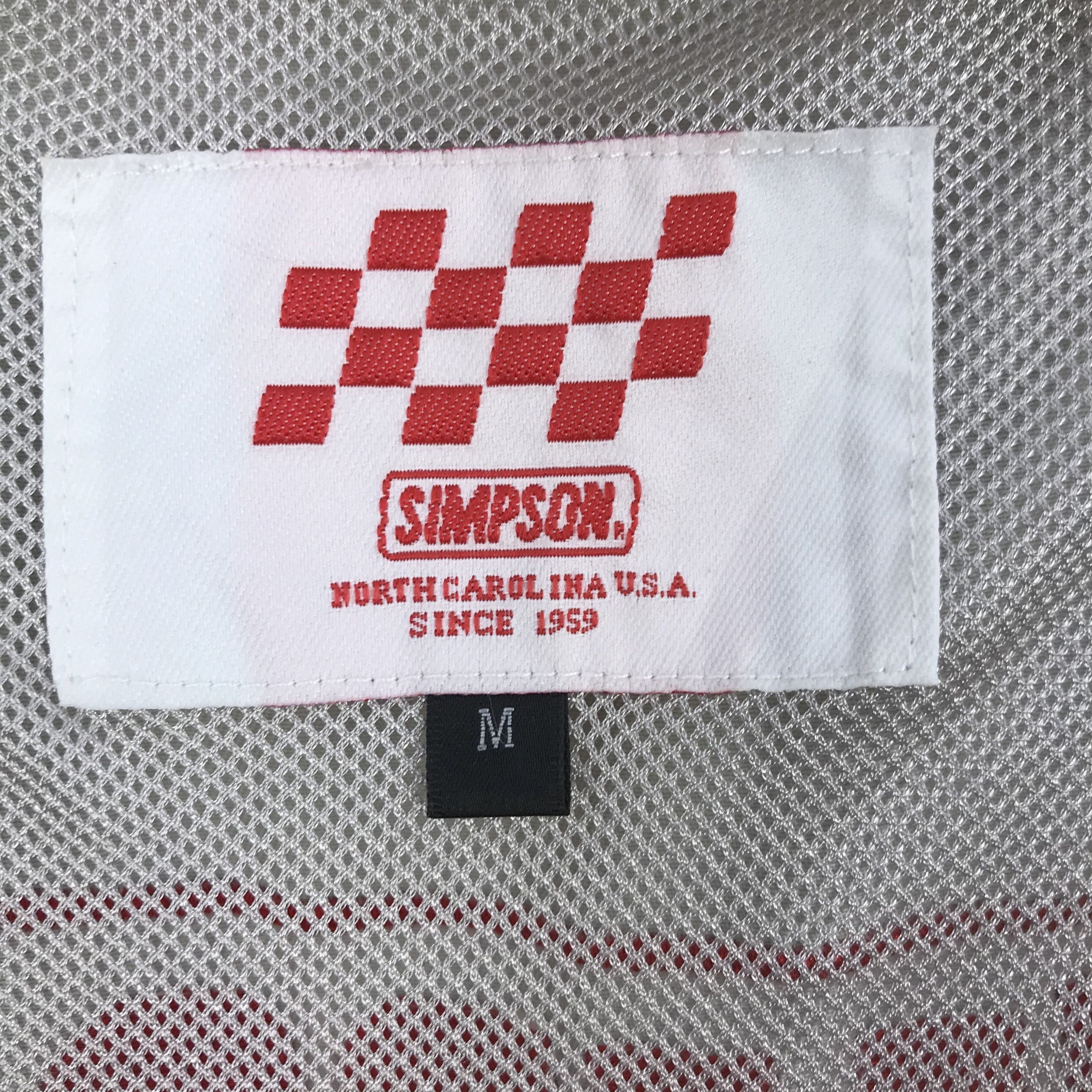 Vintage Vintage Simpson Racing Team Motorsports Zipper Jacket Size US M / EU 48-50 / 2 - 7 Thumbnail
