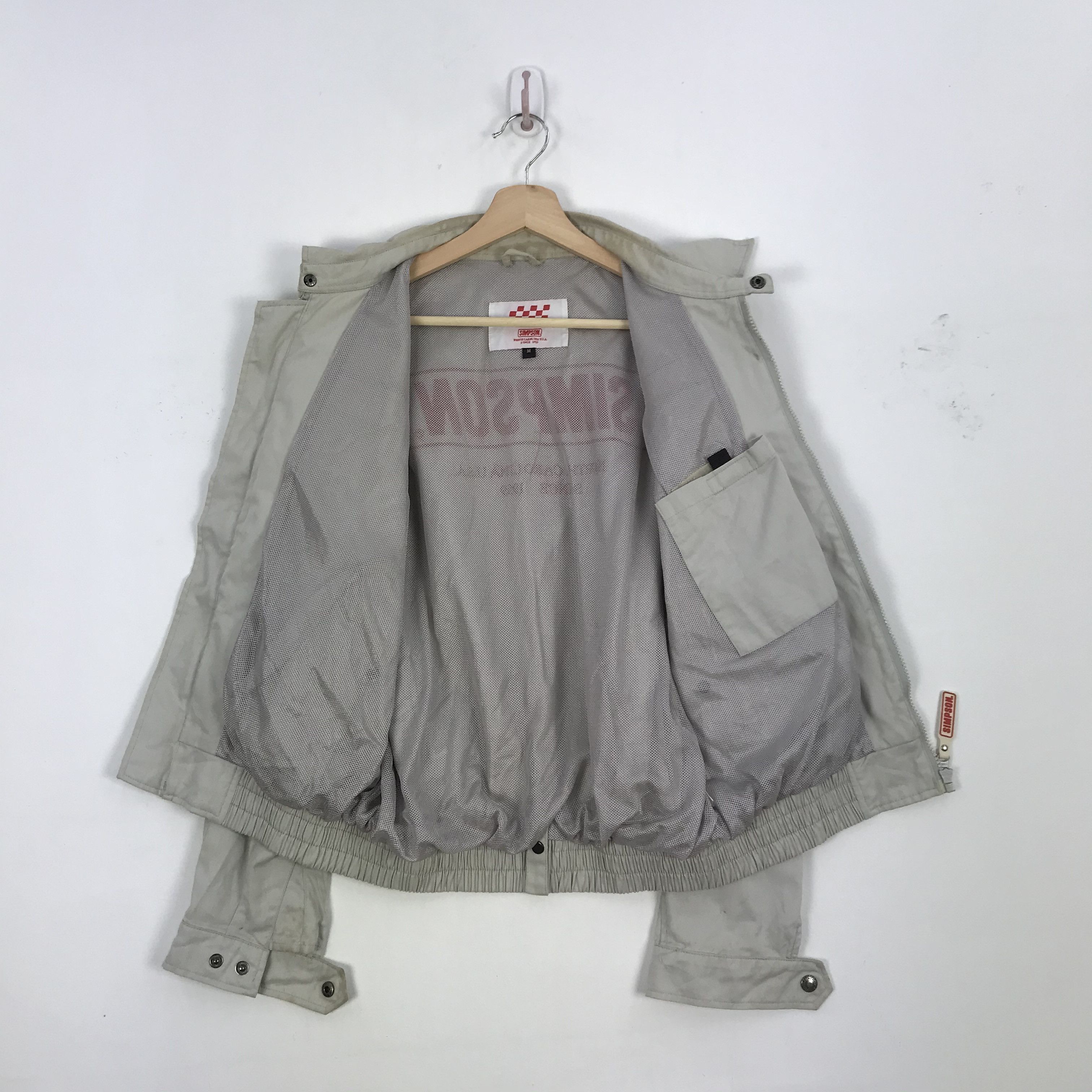 Vintage Vintage Simpson Racing Team Motorsports Zipper Jacket Size US M / EU 48-50 / 2 - 6 Thumbnail