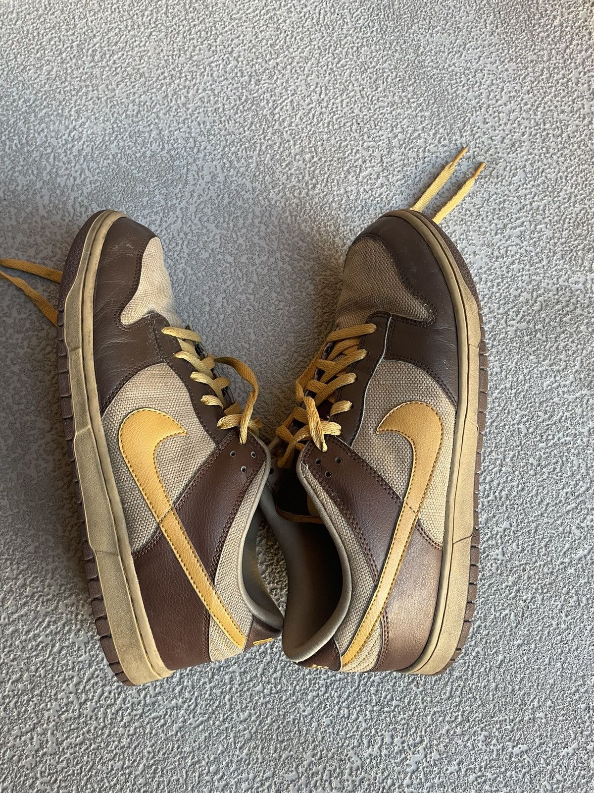 Nike Nike Dunk Low 6.0 Dark Brown Tan 2008 Sneakers Size US 11 / EU 44 - 4 Thumbnail