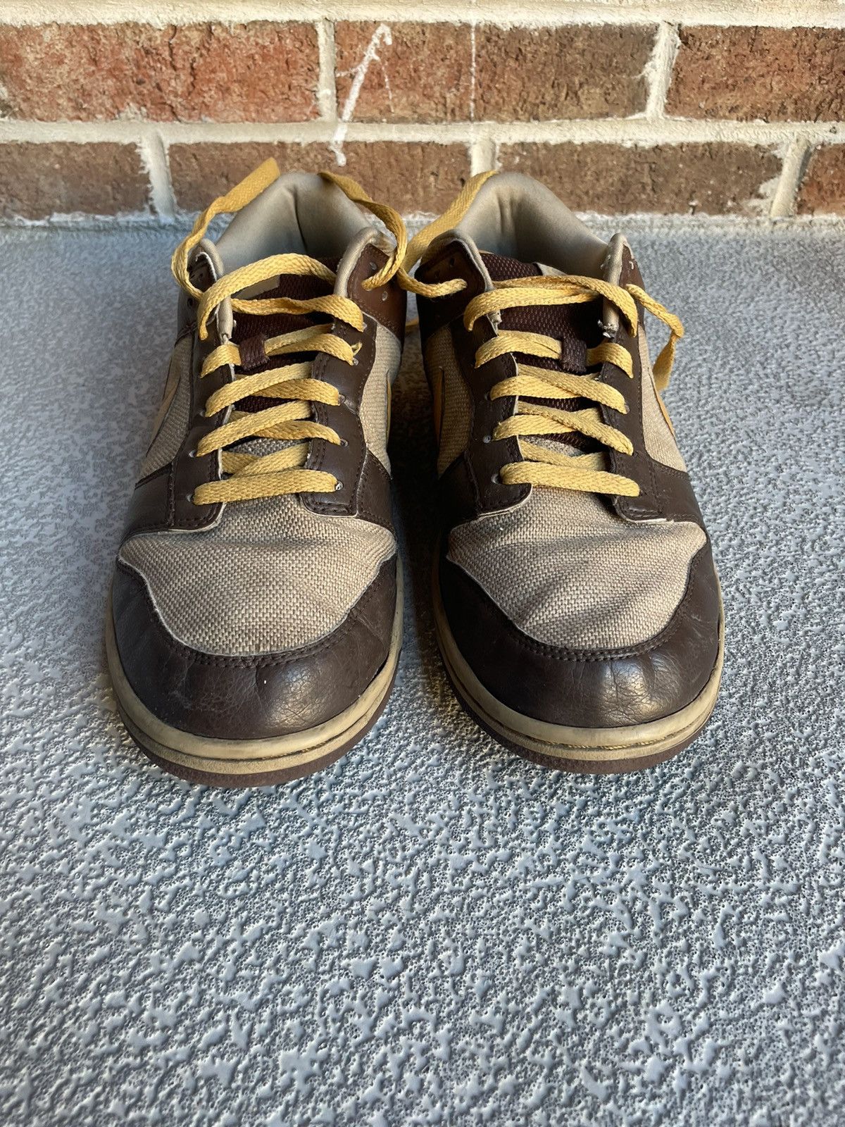 Nike Nike Dunk Low 6.0 Dark Brown Tan 2008 Sneakers Size US 11 / EU 44 - 5 Thumbnail