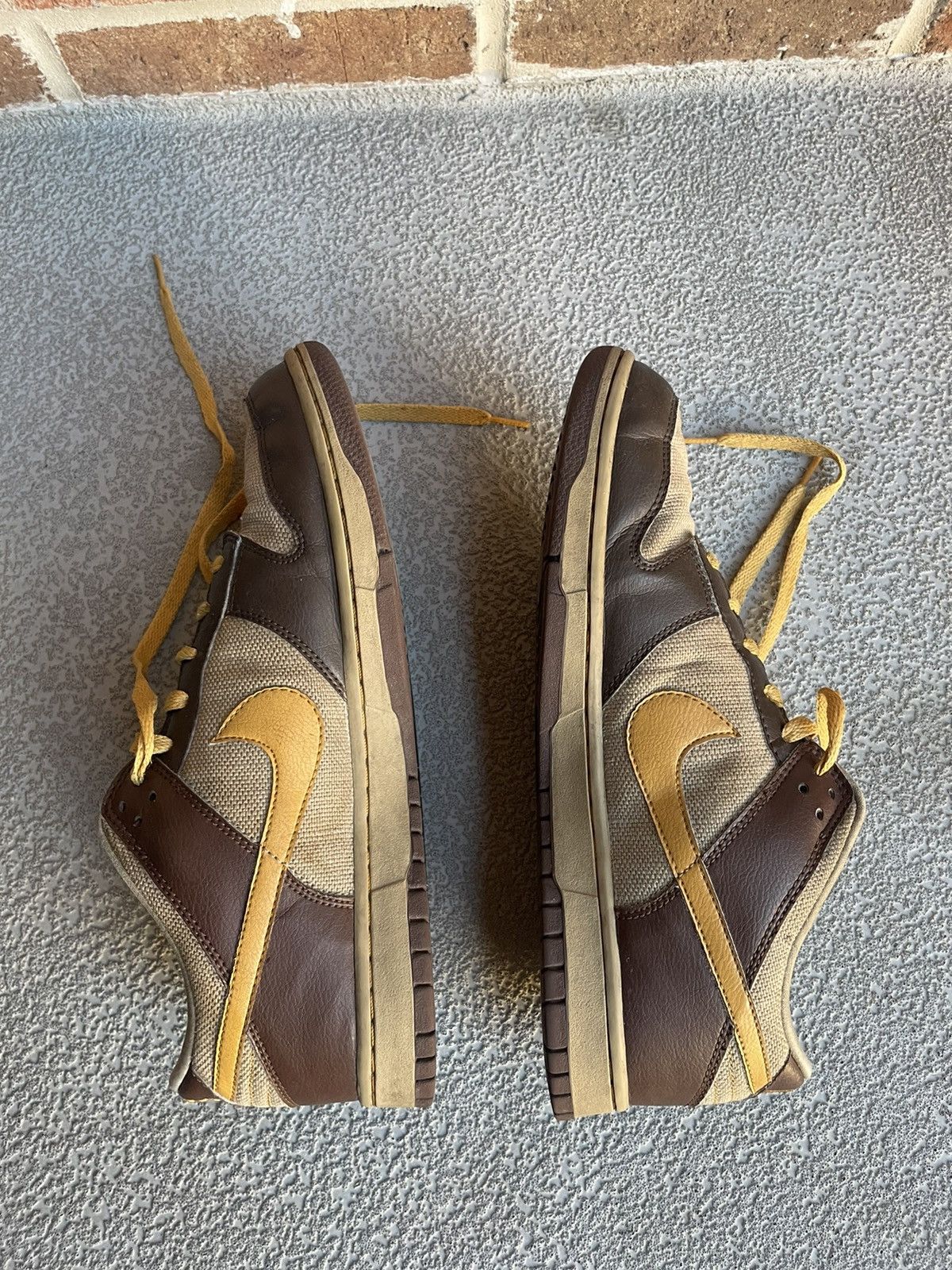 Nike Nike Dunk Low 6.0 Dark Brown Tan 2008 Sneakers Size US 11 / EU 44 - 3 Thumbnail