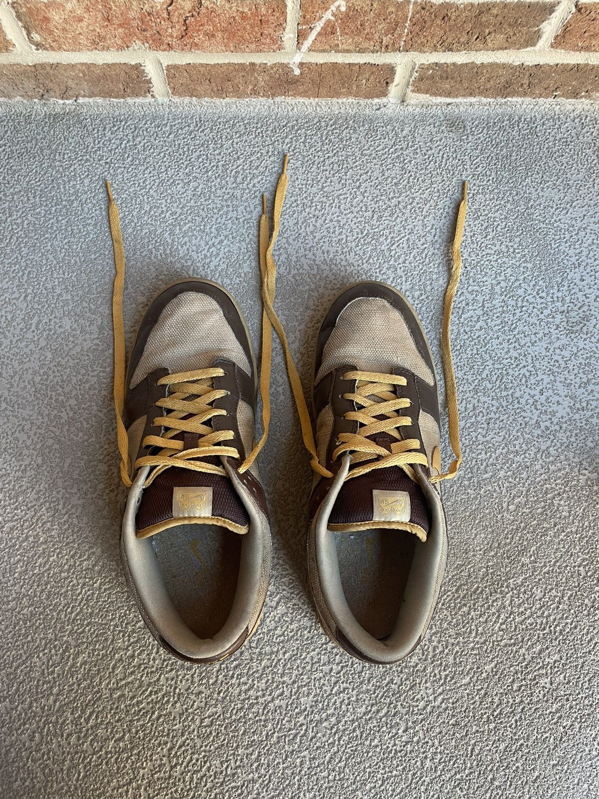 Nike Nike Dunk Low 6.0 Dark Brown Tan 2008 Sneakers Size US 11 / EU 44 - 15 Thumbnail