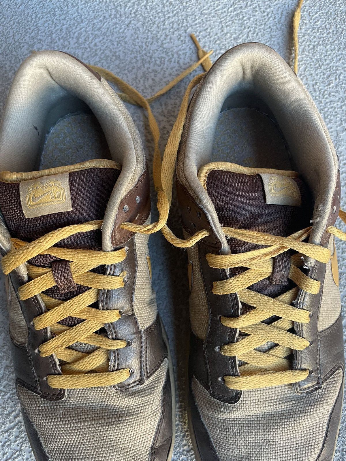Nike Nike Dunk Low 6.0 Dark Brown Tan 2008 Sneakers Size US 11 / EU 44 - 10 Thumbnail