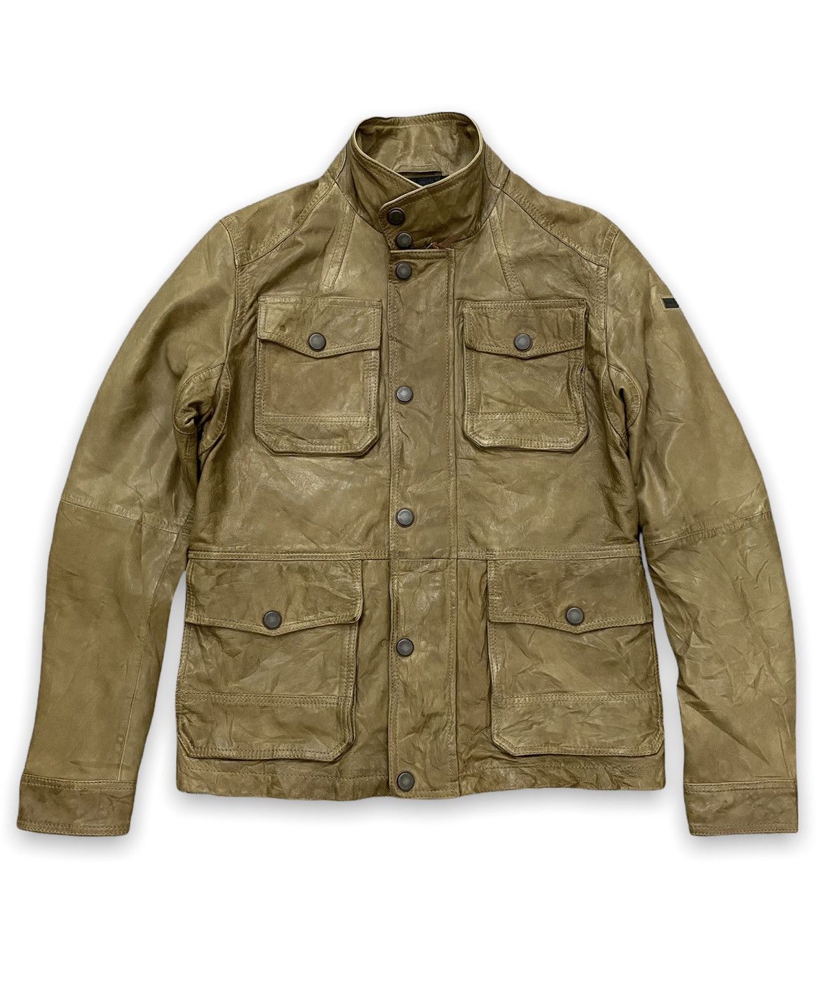 Napapijri Napapijri Geographic Leather Jacket Multipocket Size US M / EU 48-50 / 2 - 9 Thumbnail