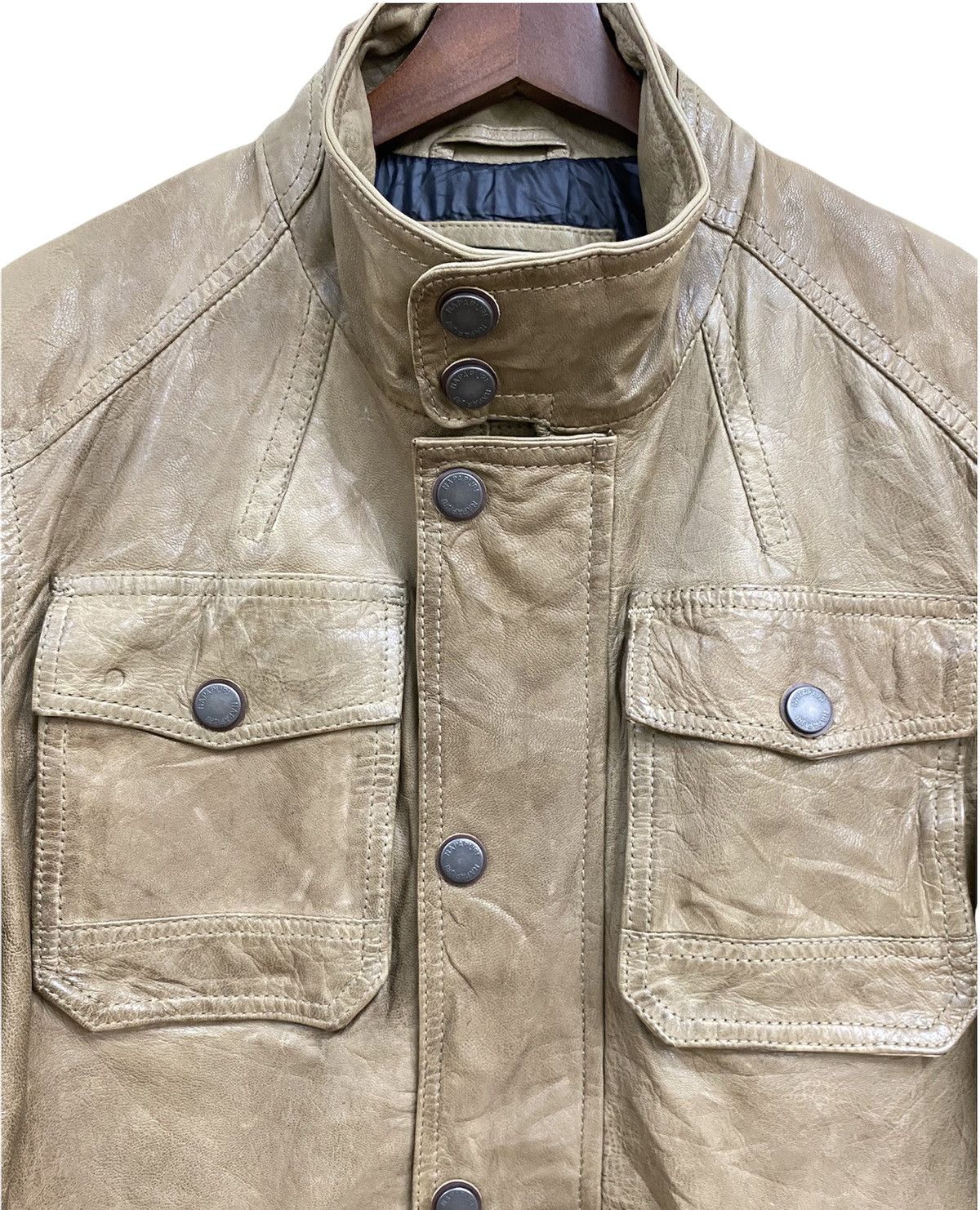Napapijri Napapijri Geographic Leather Jacket Multipocket Size US M / EU 48-50 / 2 - 4 Thumbnail