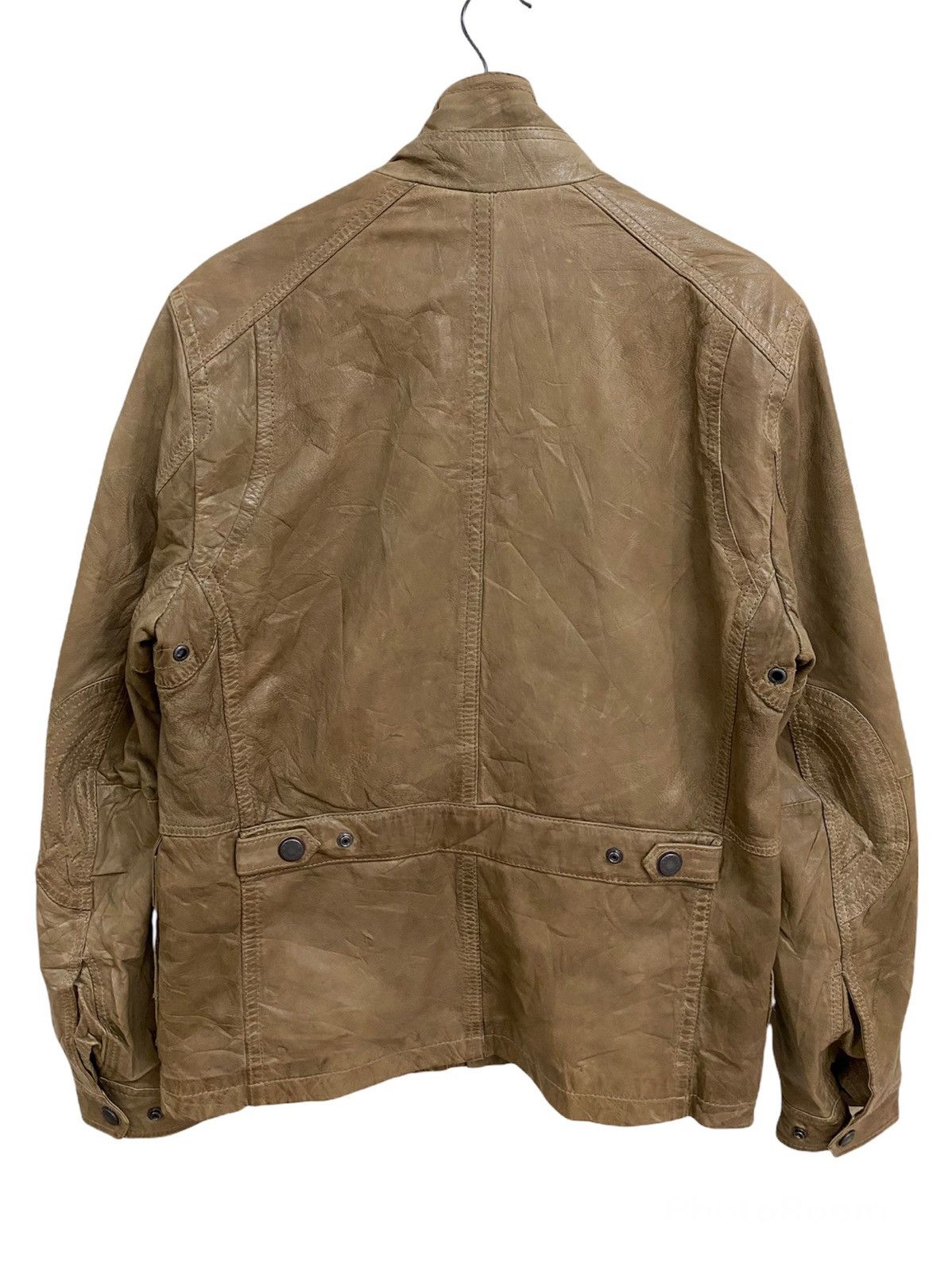 Napapijri Napapijri Geographic Leather Jacket Multipocket Size US M / EU 48-50 / 2 - 7 Thumbnail