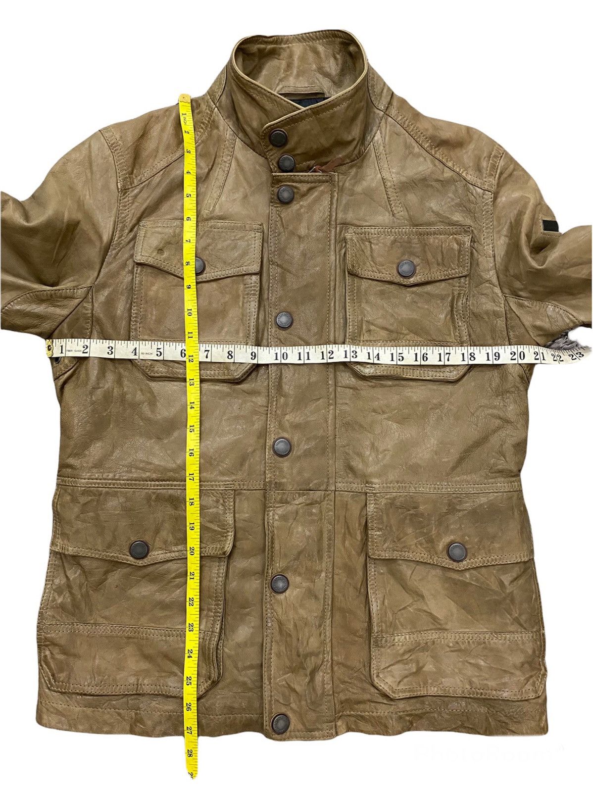 Napapijri Napapijri Geographic Leather Jacket Multipocket Size US M / EU 48-50 / 2 - 16 Thumbnail