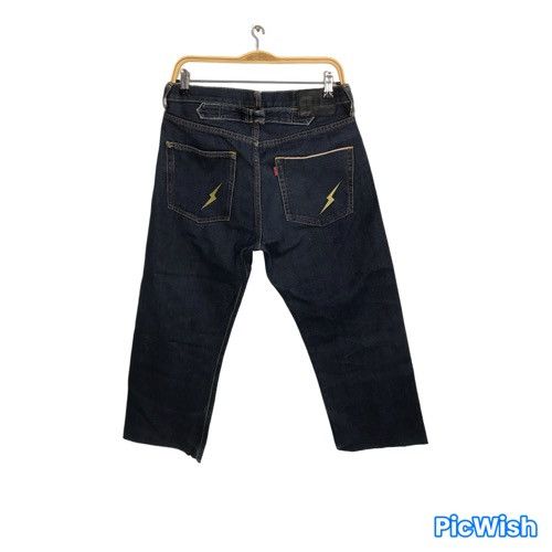 Japanese Brand Ever’s Selvedge Denim Jeans Buttonfly Buckleback Size US 29 - 1 Thumbnail