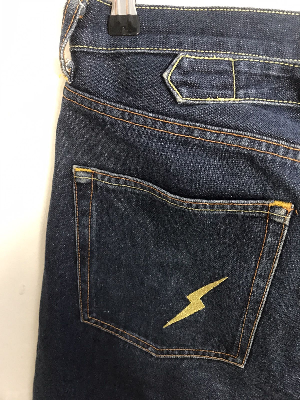 Japanese Brand Ever’s Selvedge Denim Jeans Buttonfly Buckleback Size US 29 - 7 Thumbnail