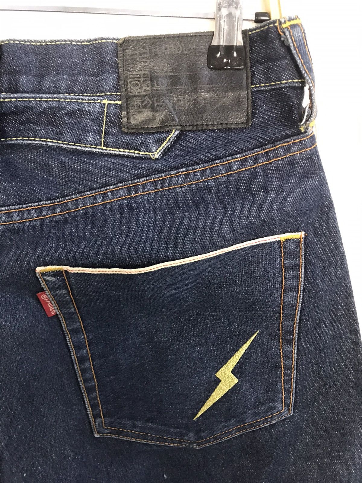 Japanese Brand Ever’s Selvedge Denim Jeans Buttonfly Buckleback Size US 29 - 6 Thumbnail