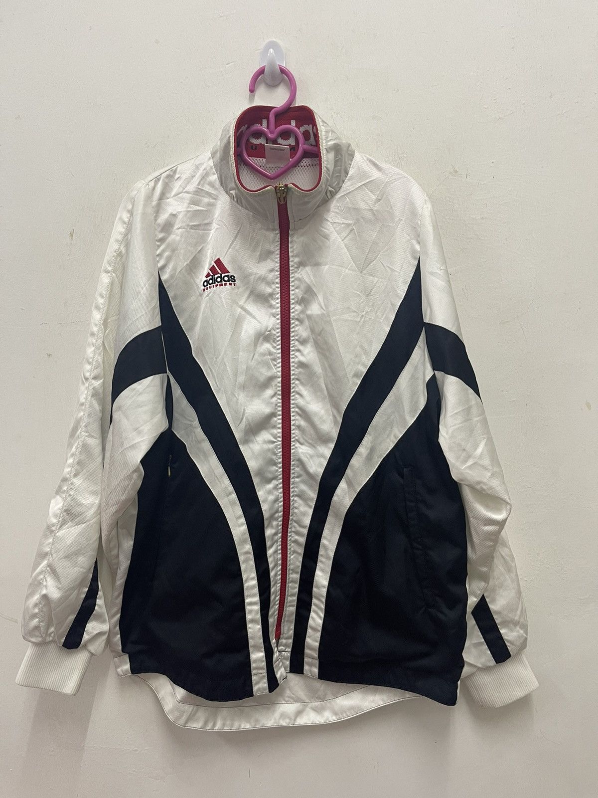 Adidas Rare 90s Vintage ADIDAS Equipment Reflective Back Logo Size US M / EU 48-50 / 2 - 1 Thumbnail