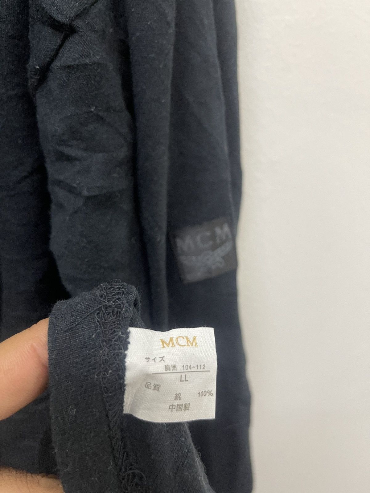 MCM Rare Vintage MCM Legere Black Plain Long Sleeve Size US L / EU 52-54 / 3 - 4 Thumbnail