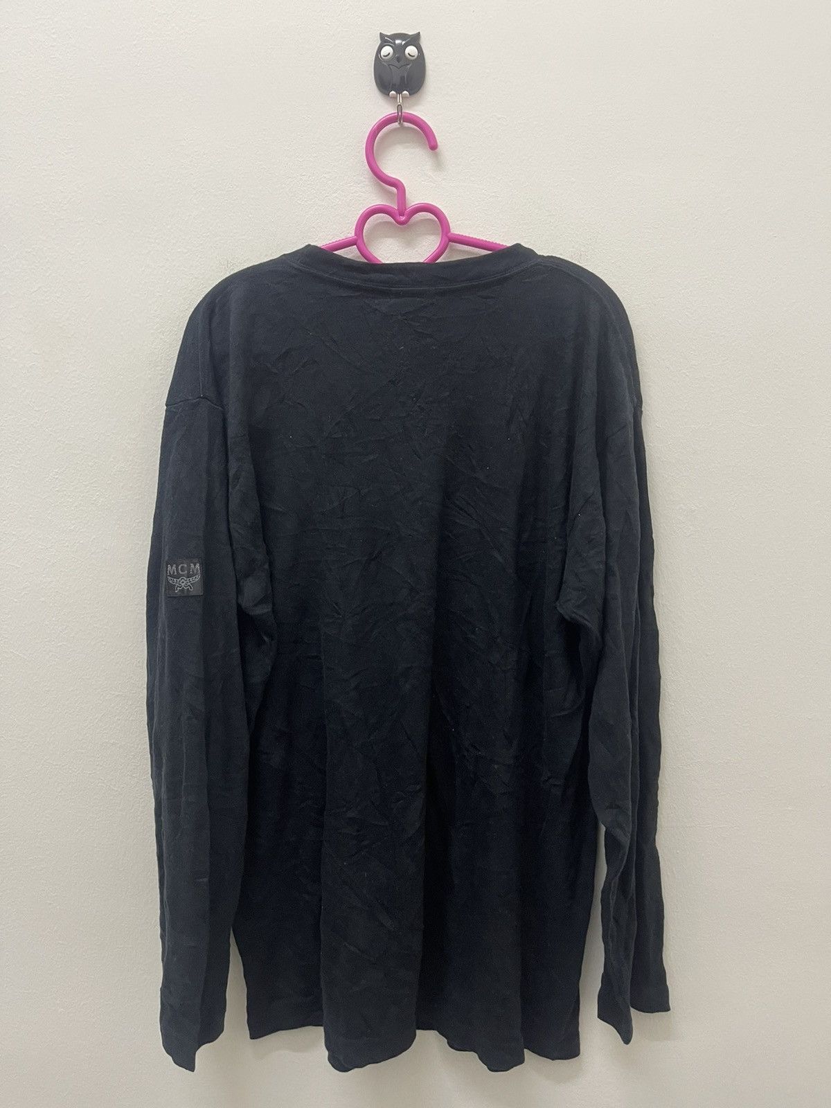 MCM Rare Vintage MCM Legere Black Plain Long Sleeve Size US L / EU 52-54 / 3 - 5 Thumbnail