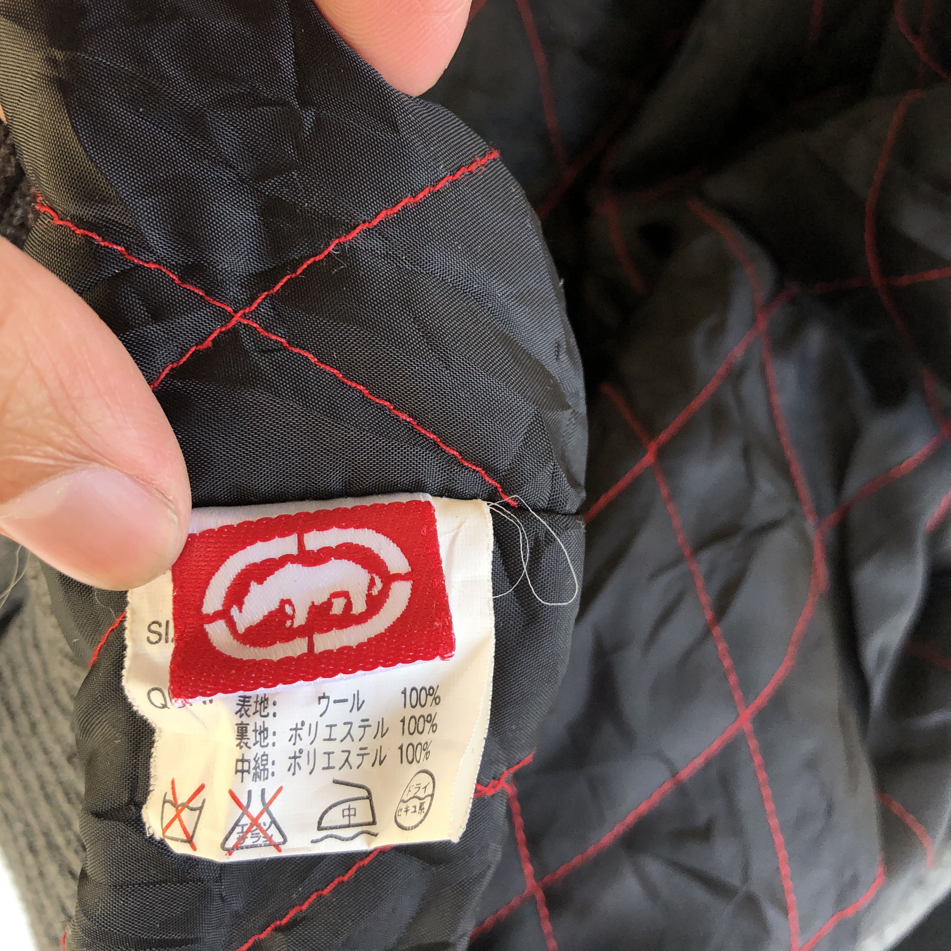 Ecko Unltd. × Vintage Vintage 90s Ecko Letterman Varsity Wool Jacket Size US L / EU 52-54 / 3 - 16 Thumbnail