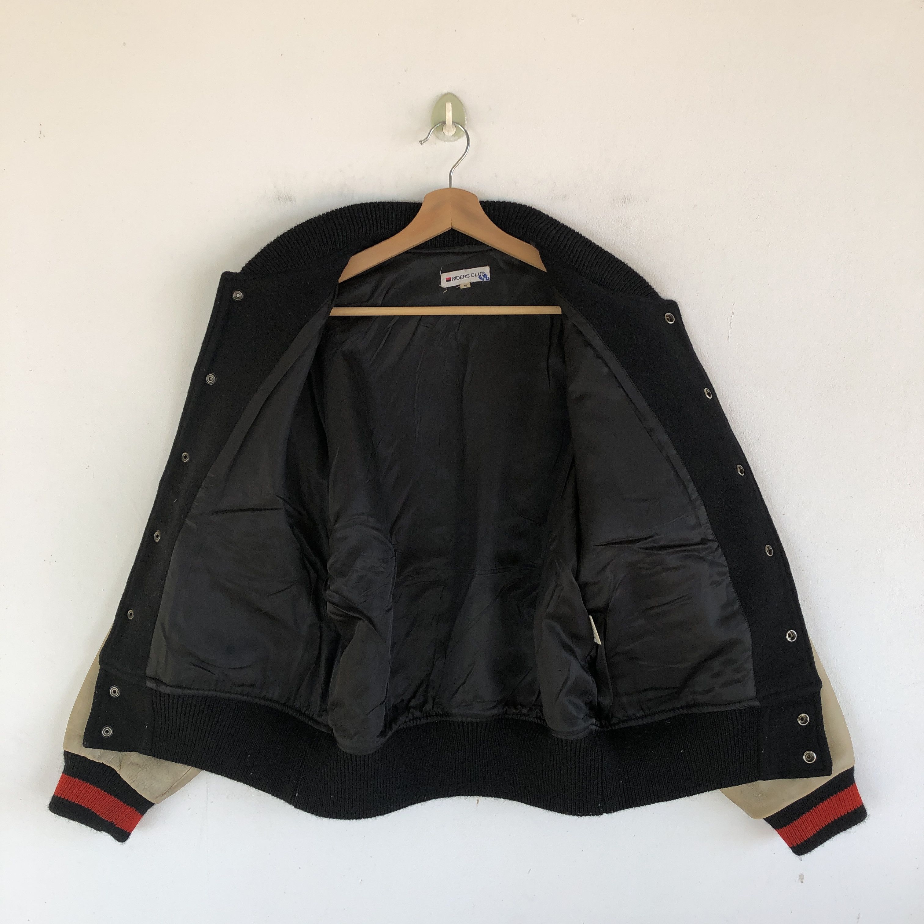Vintage 100 Anniversary Riders Club Letterman Varsity Wool Jacket Size US L / EU 52-54 / 3 - 9 Thumbnail