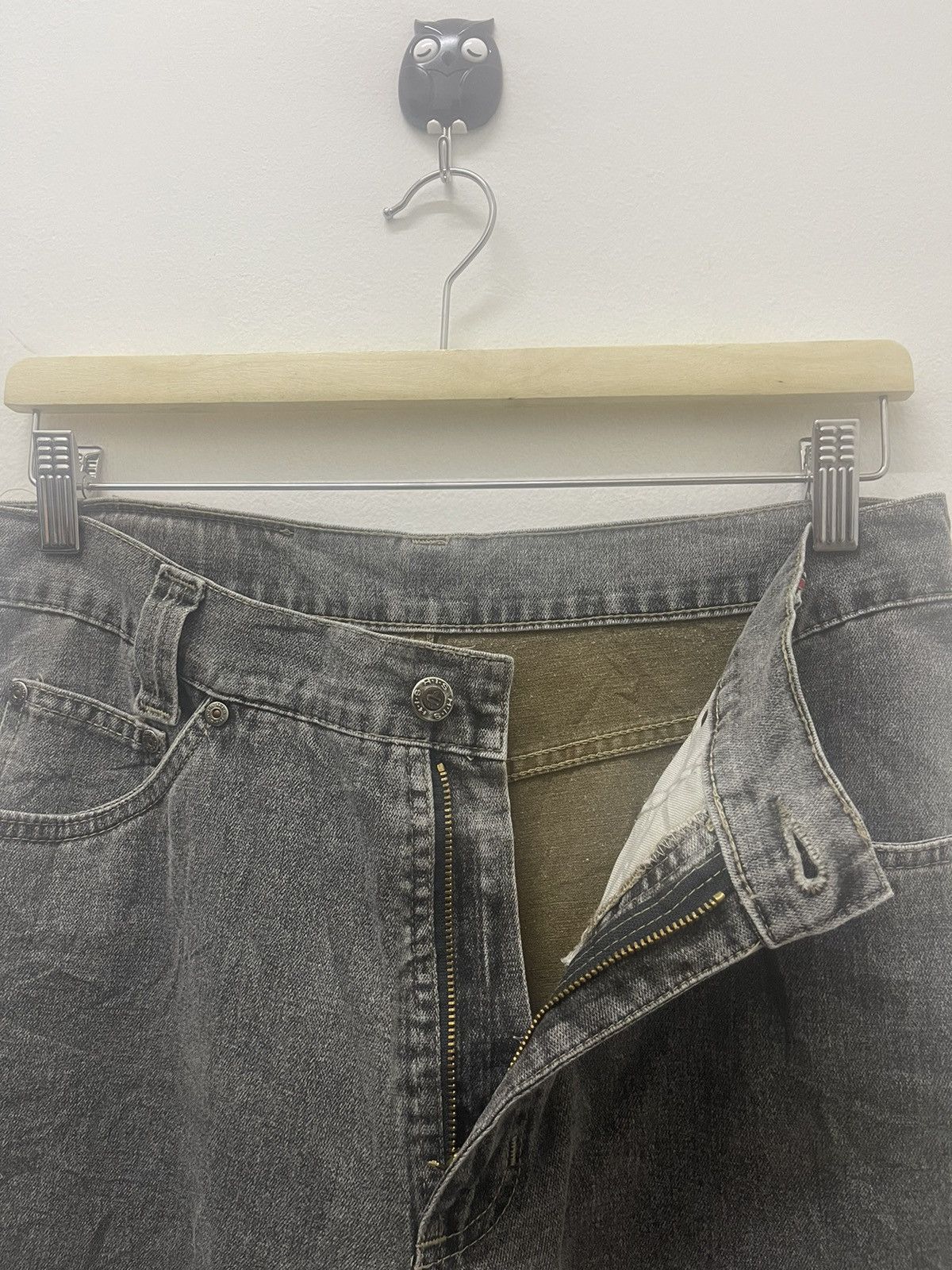 Vintage Rare Vintage HIS Henry I Siegel Ries Zipper Baggy Jeans Size US 30 / EU 46 - 8 Thumbnail