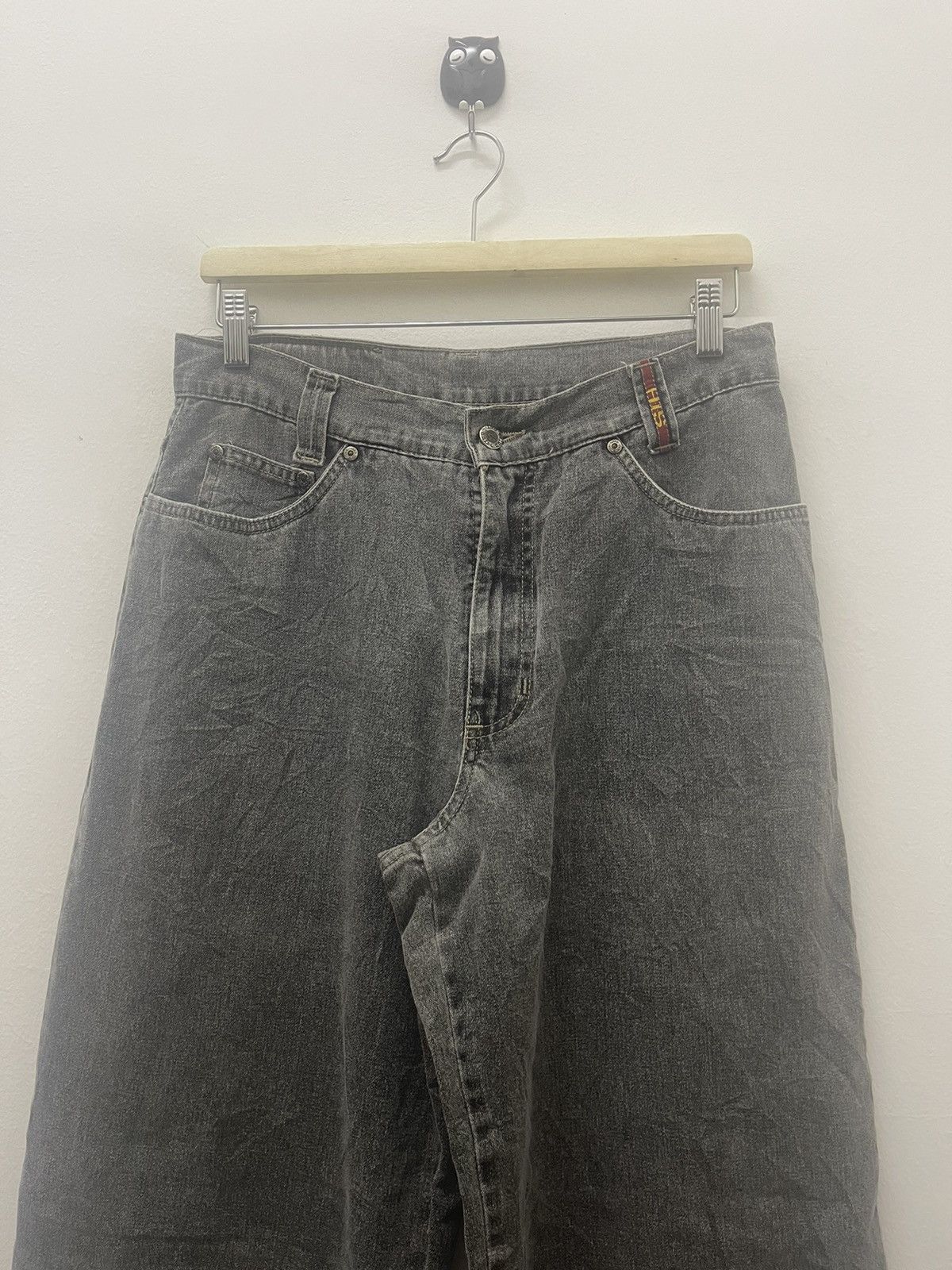 Vintage Rare Vintage HIS Henry I Siegel Ries Zipper Baggy Jeans Size US 30 / EU 46 - 6 Thumbnail