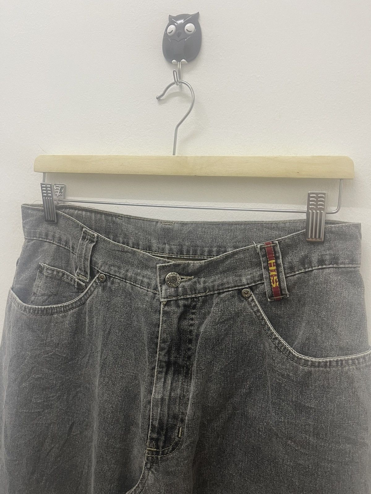 Vintage Rare Vintage HIS Henry I Siegel Ries Zipper Baggy Jeans Size US 30 / EU 46 - 7 Thumbnail