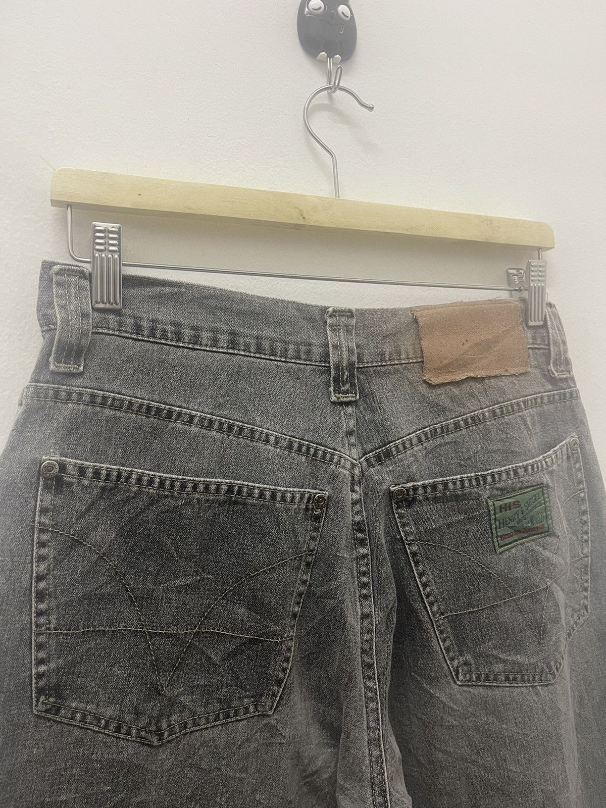 Vintage Rare Vintage HIS Henry I Siegel Ries Zipper Baggy Jeans Size US 30 / EU 46 - 3 Thumbnail