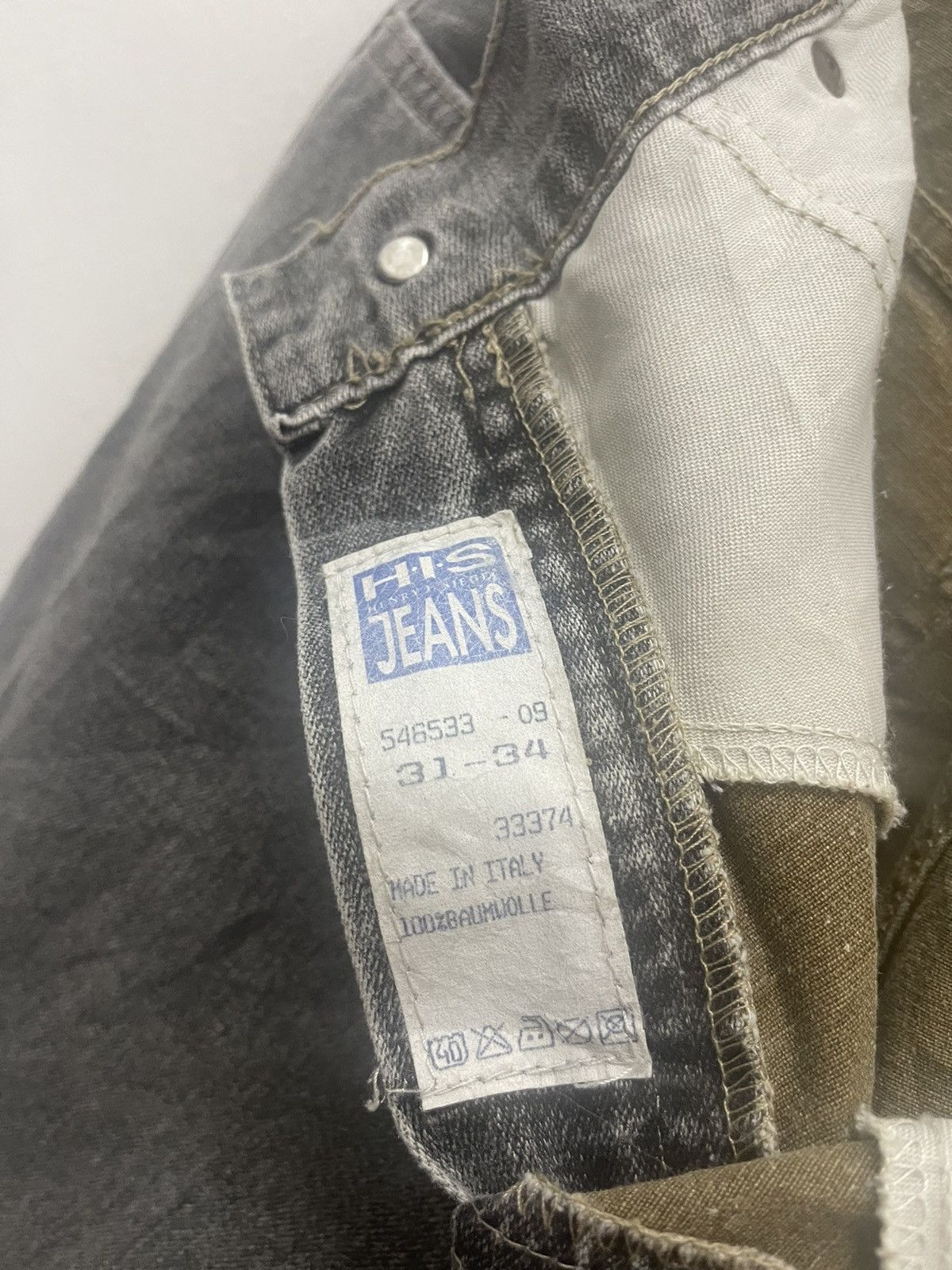 Vintage Rare Vintage HIS Henry I Siegel Ries Zipper Baggy Jeans Size US 30 / EU 46 - 9 Thumbnail