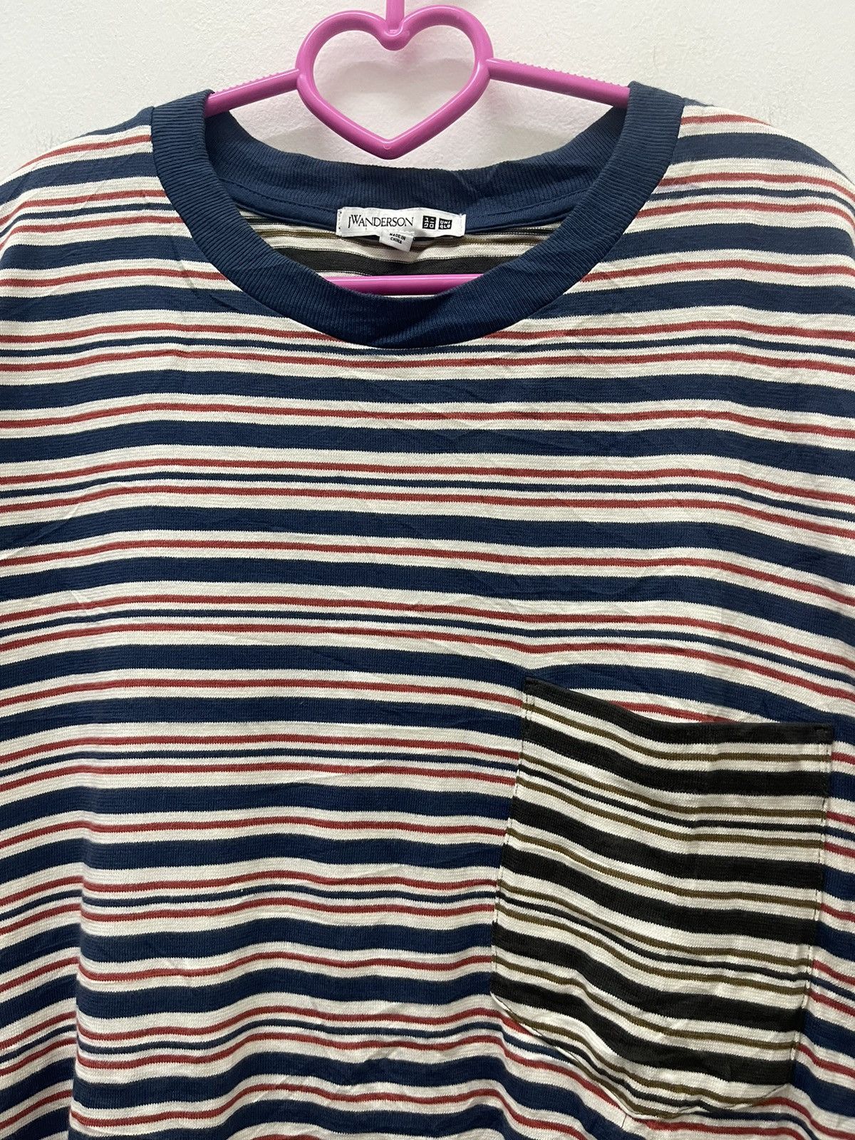 JW Anderson × Uniqlo Rare JW ANDERSON X Uniqlo Striped Multicolor Tee Size US L / EU 52-54 / 3 - 2 Thumbnail