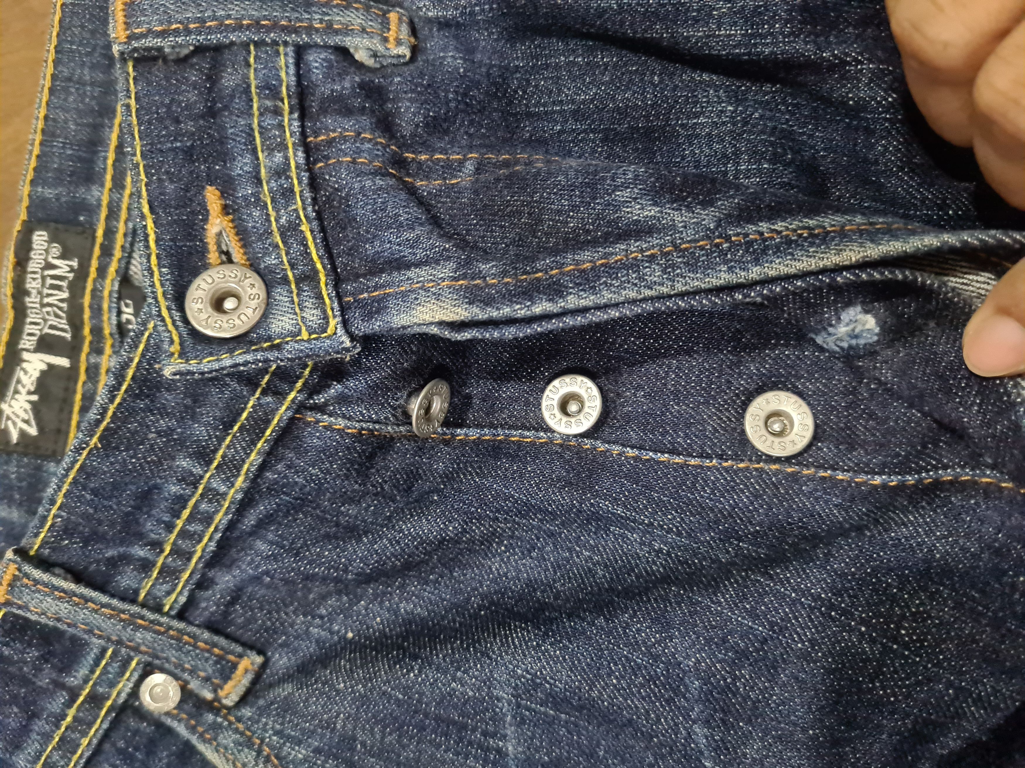 Stussy rough-rugged denim