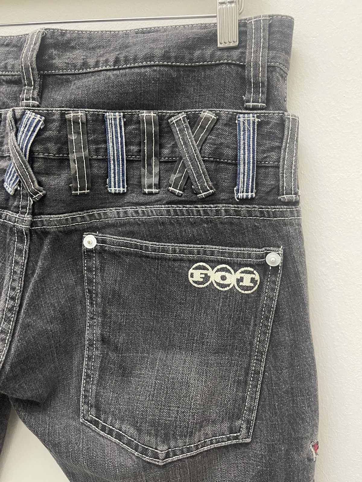 Seditionaries Rare Vintage MEMORY SPECIAL Double Waist Punk Bondage Zipper Size US 31 - 5 Thumbnail