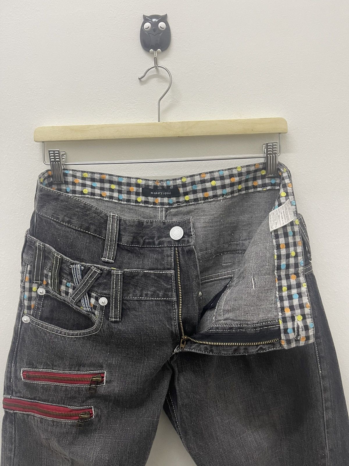 Seditionaries Rare Vintage MEMORY SPECIAL Double Waist Punk Bondage Zipper Size US 31 - 11 Thumbnail