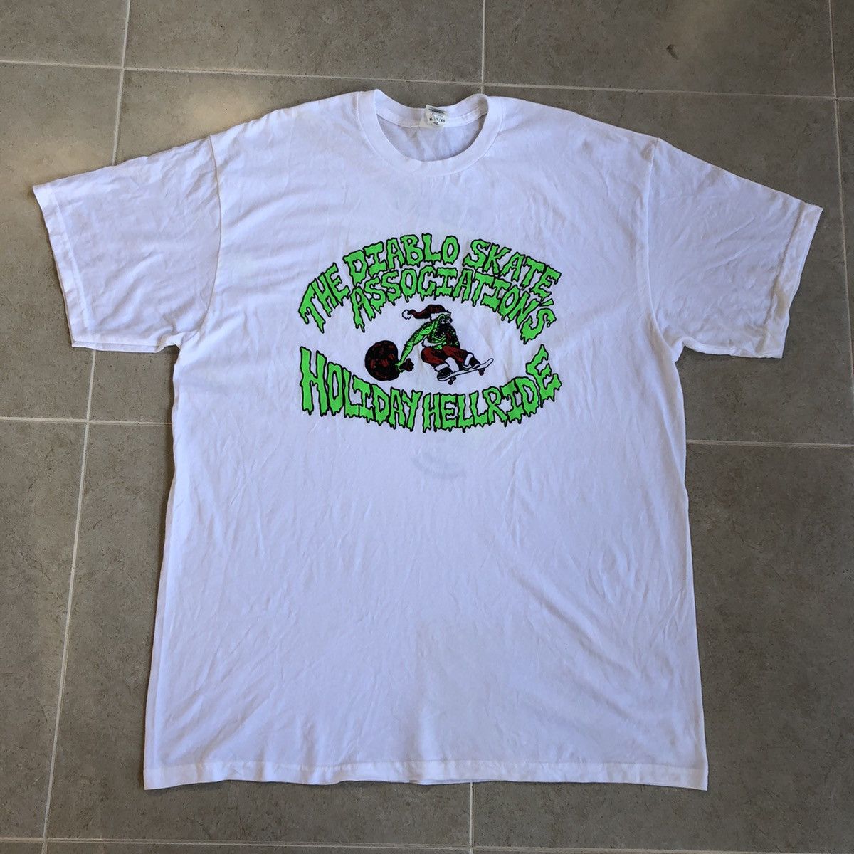 Vintage The Diablo Skate Associations Holiday Hellride T Shirt Size US XL / EU 56 / 4 - 2 Thumbnail