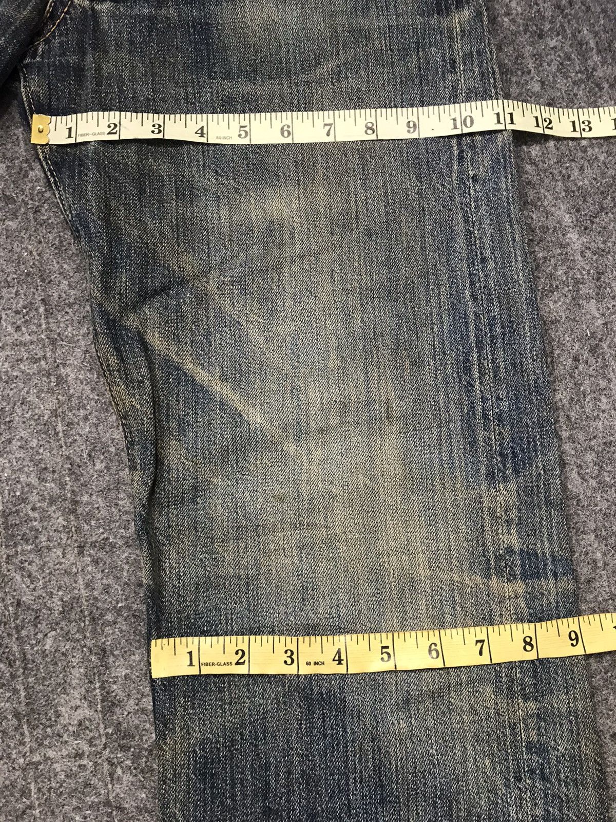 Japanese Brand 90s Canton Selvedge 14oz Pure Indigo Denim Unisex Jeans Size US 28 / EU 44 - 17 Thumbnail