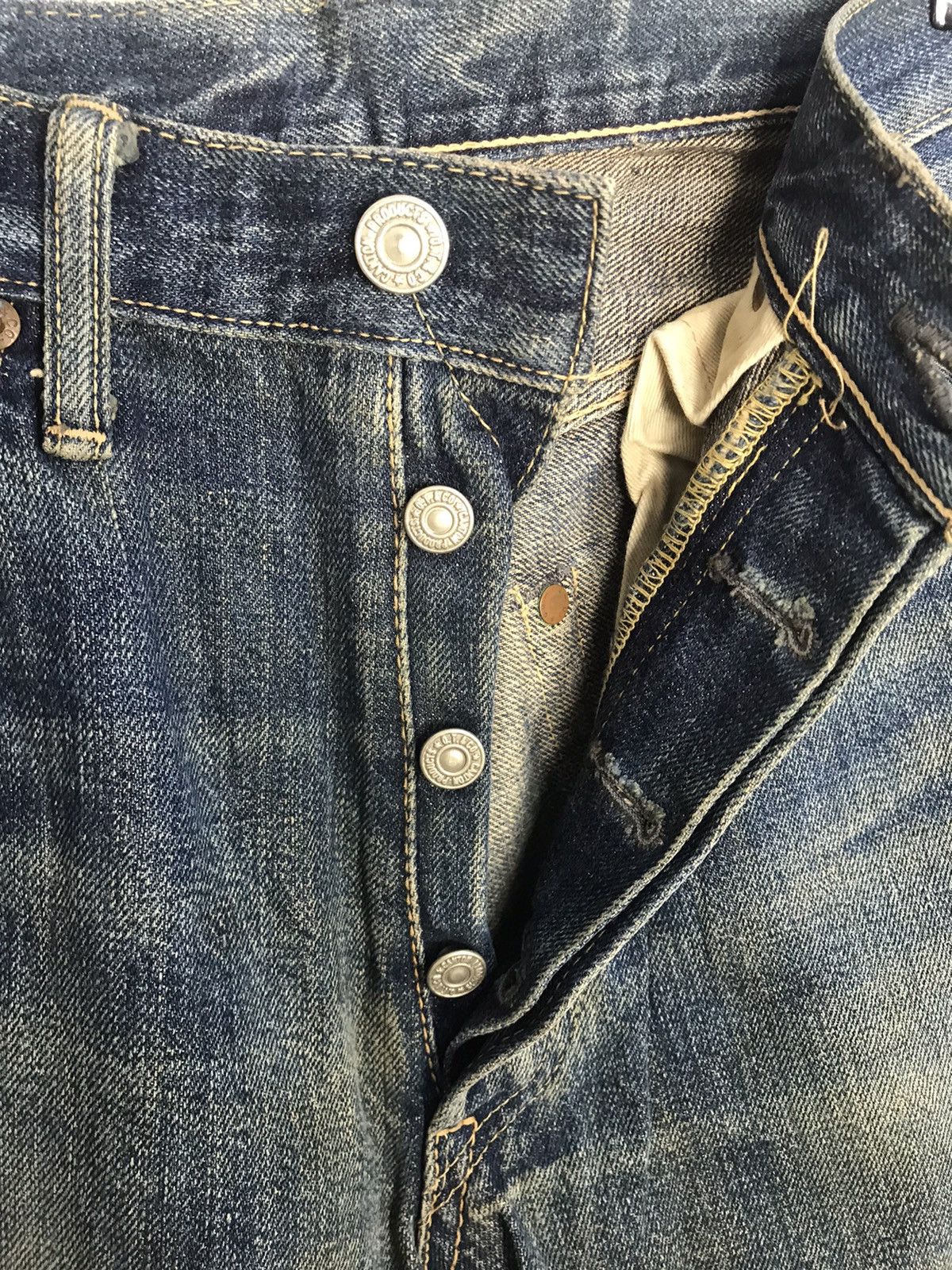 Japanese Brand 90s Canton Selvedge 14oz Pure Indigo Denim Unisex Jeans Size US 28 / EU 44 - 5 Thumbnail