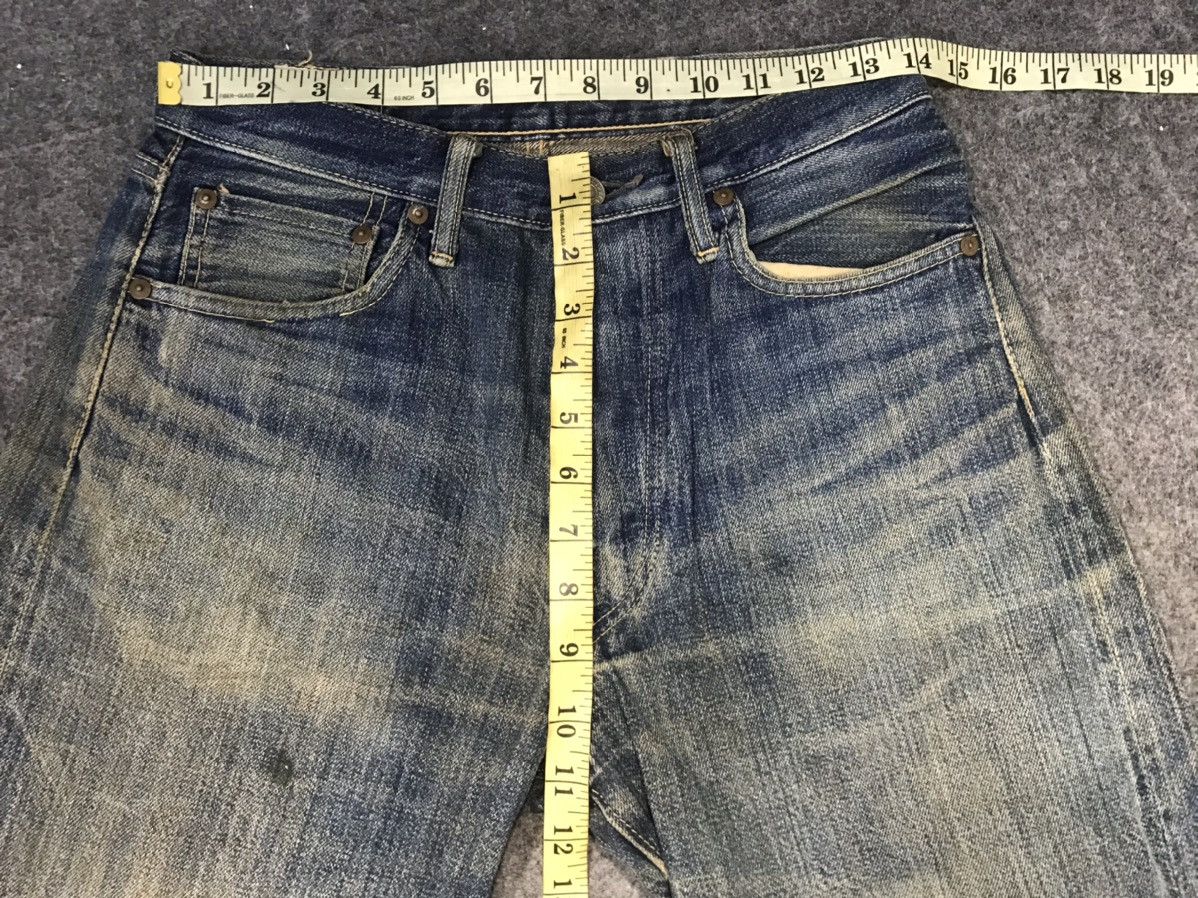 Japanese Brand 90s Canton Selvedge 14oz Pure Indigo Denim Unisex Jeans Size US 28 / EU 44 - 15 Thumbnail