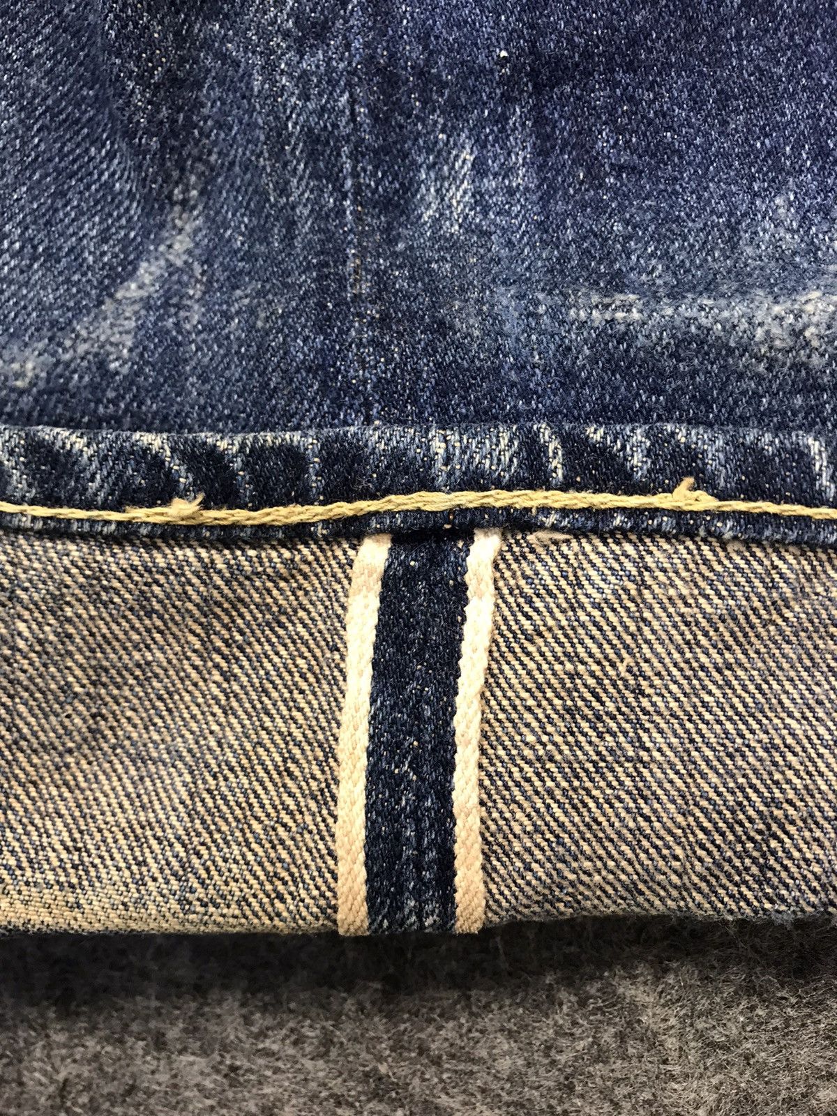 Japanese Brand 90s Canton Selvedge 14oz Pure Indigo Denim Unisex Jeans Size US 28 / EU 44 - 11 Thumbnail