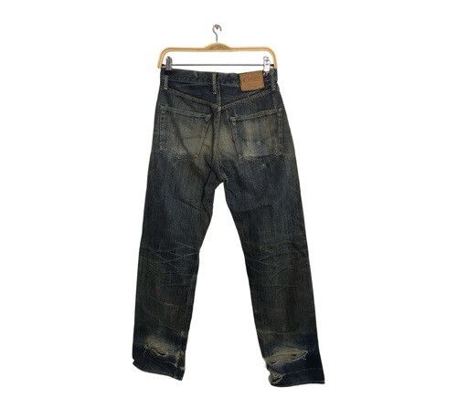 Japanese Brand 90s Canton Selvedge 14oz Pure Indigo Denim Unisex Jeans Size US 28 / EU 44 - 2 Thumbnail
