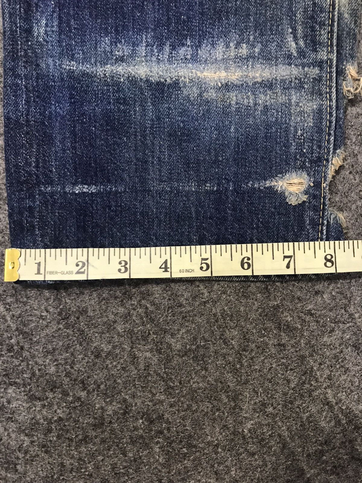 Japanese Brand 90s Canton Selvedge 14oz Pure Indigo Denim Unisex Jeans Size US 28 / EU 44 - 18 Thumbnail