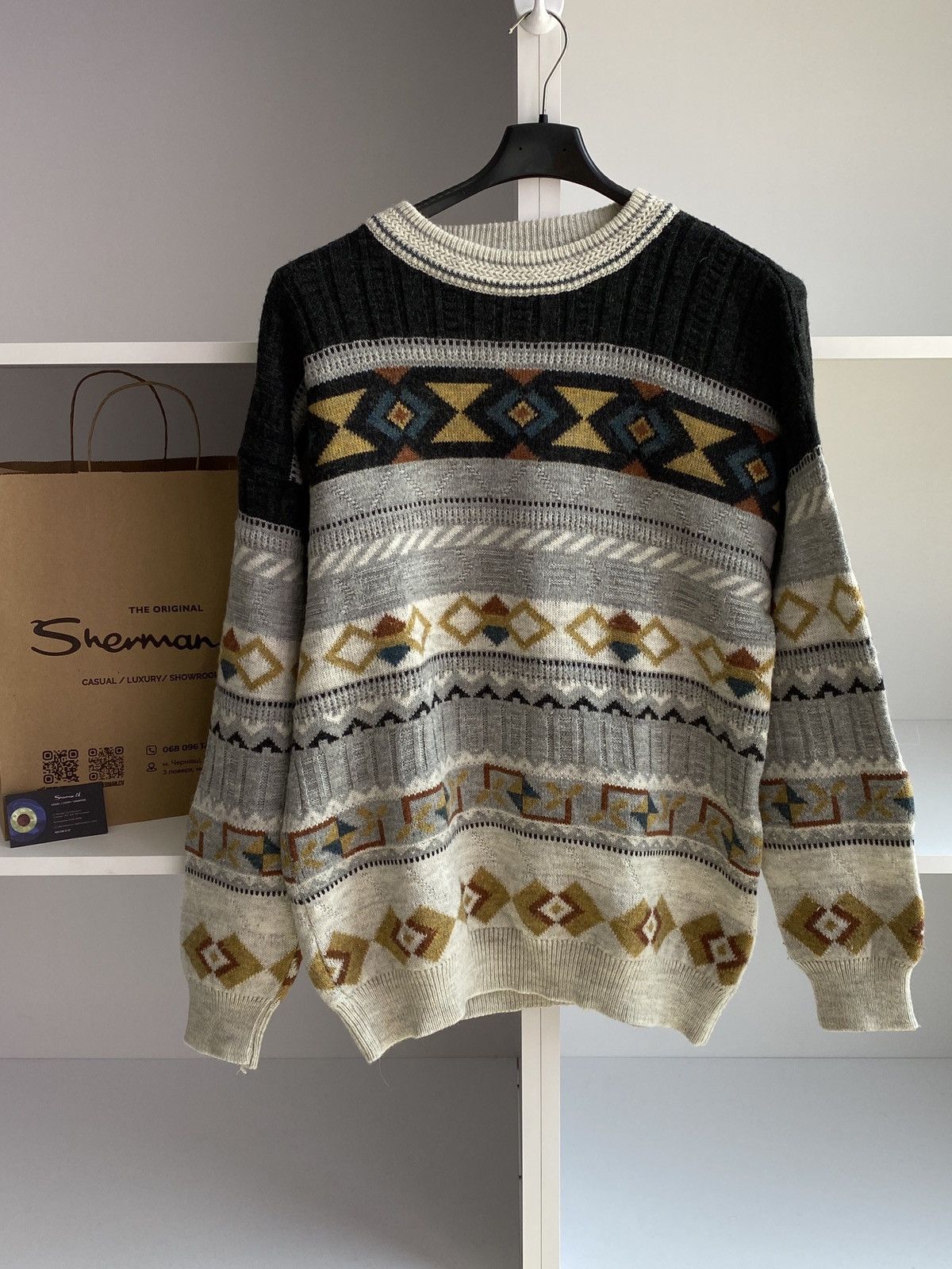 Vintage Vintage sweater made in Italy Size US M / EU 48-50 / 2 - 2 Thumbnail