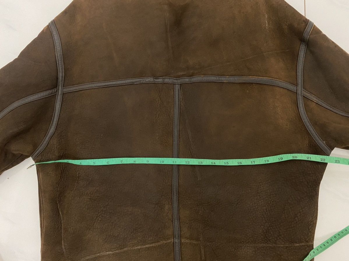 Japanese Brand VTG 90’s B-3 Indians Genuine Leather Shearling Jacket Size US L / EU 52-54 / 3 - 14 Thumbnail