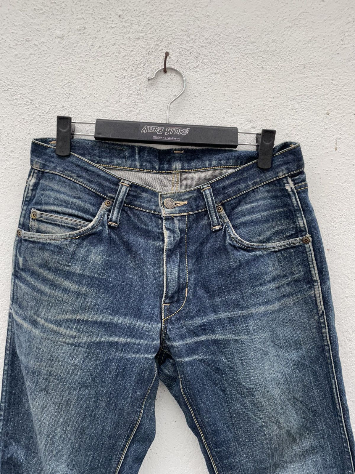 Blue Blue Japan Blue Blue Japan Rips Distressed Denim Jeans Made in Japan Size US 30 / EU 46 - 3 Thumbnail