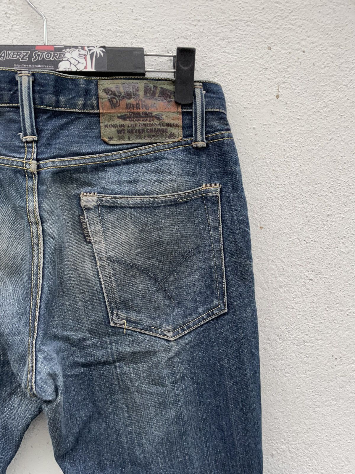 Blue Blue Japan Blue Blue Japan Rips Distressed Denim Jeans Made in Japan Size US 30 / EU 46 - 11 Thumbnail