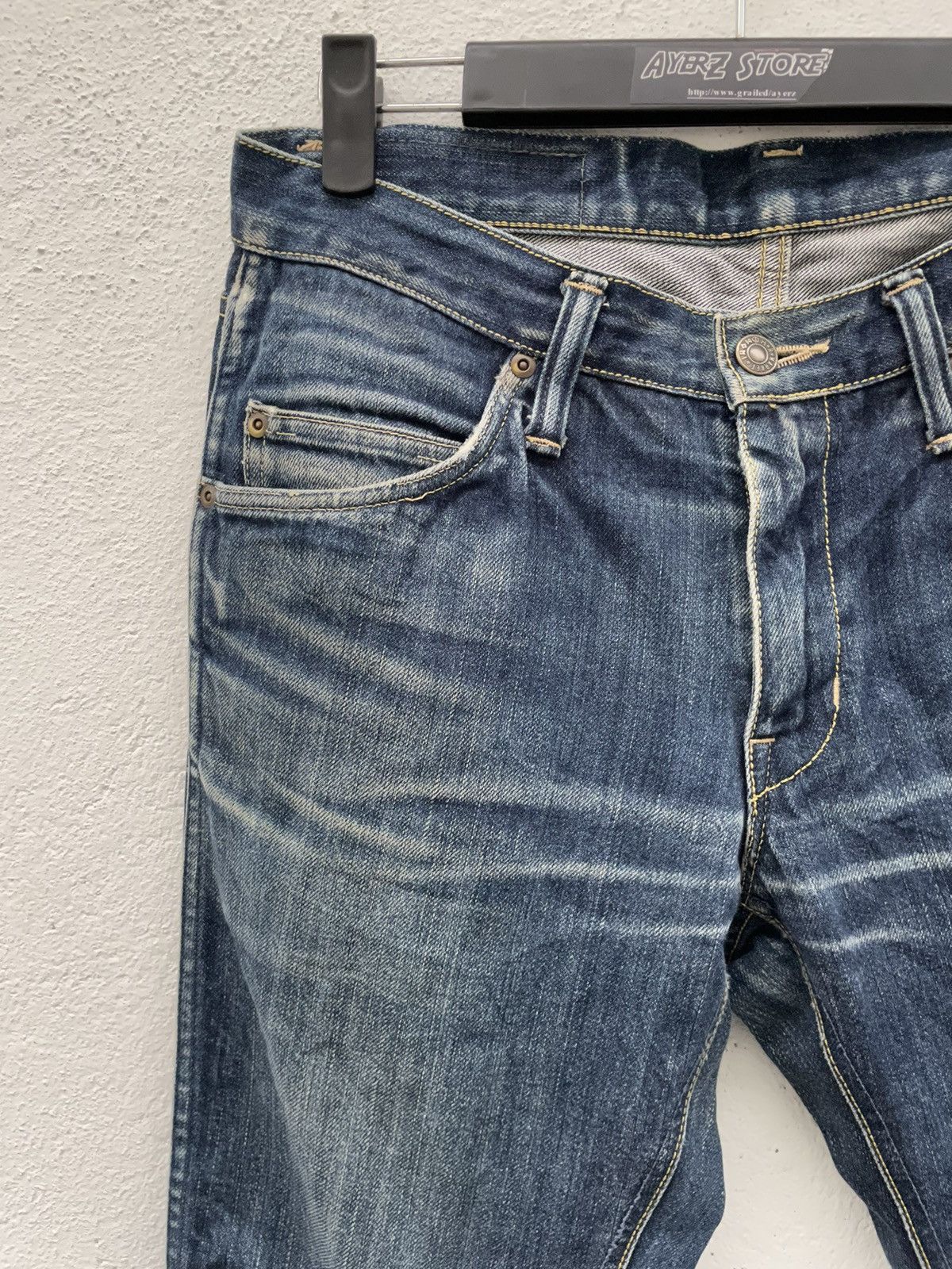 Blue Blue Japan Blue Blue Japan Rips Distressed Denim Jeans Made in Japan Size US 30 / EU 46 - 5 Thumbnail