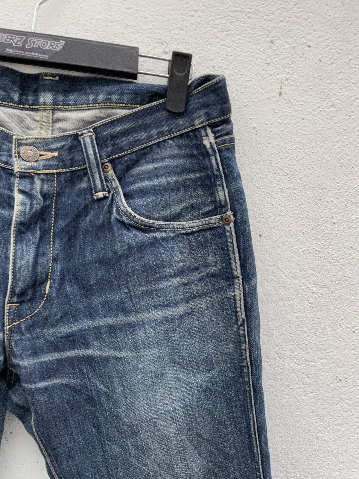 Blue Blue Japan Blue Blue Japan Rips Distressed Denim Jeans Made in Japan Size US 30 / EU 46 - 4 Thumbnail