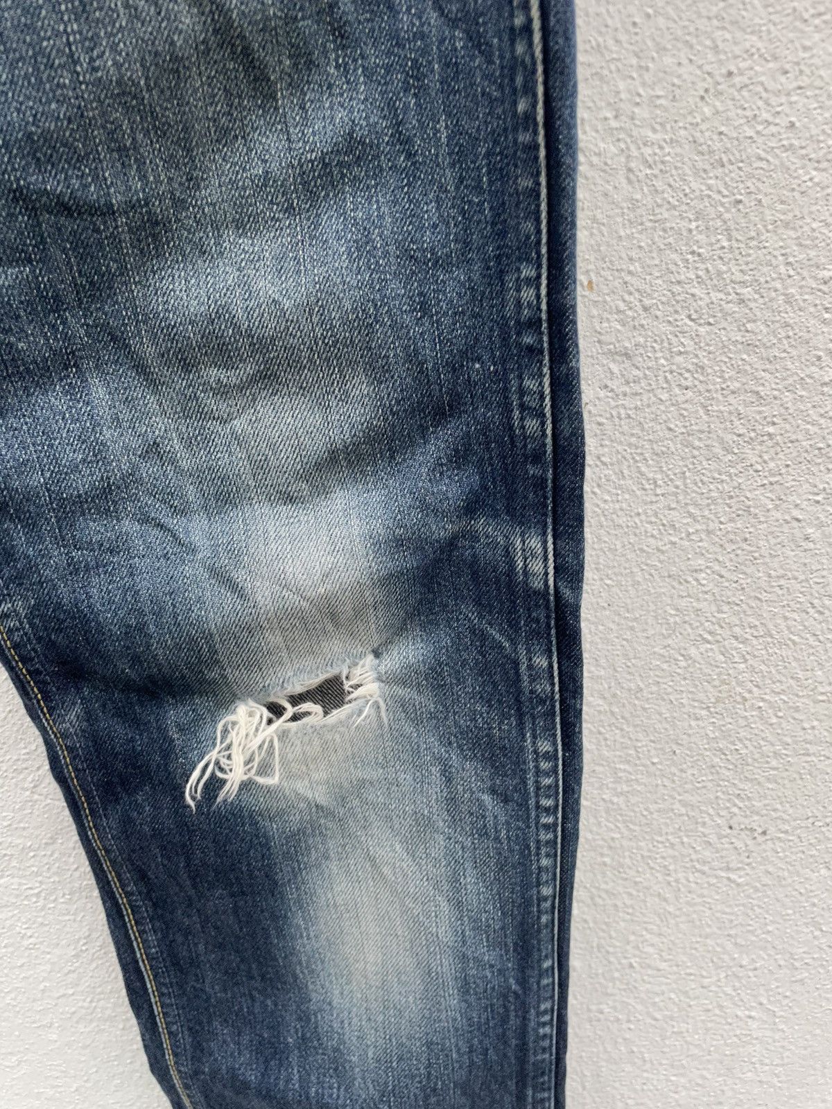 Blue Blue Japan Blue Blue Japan Rips Distressed Denim Jeans Made in Japan Size US 30 / EU 46 - 6 Thumbnail